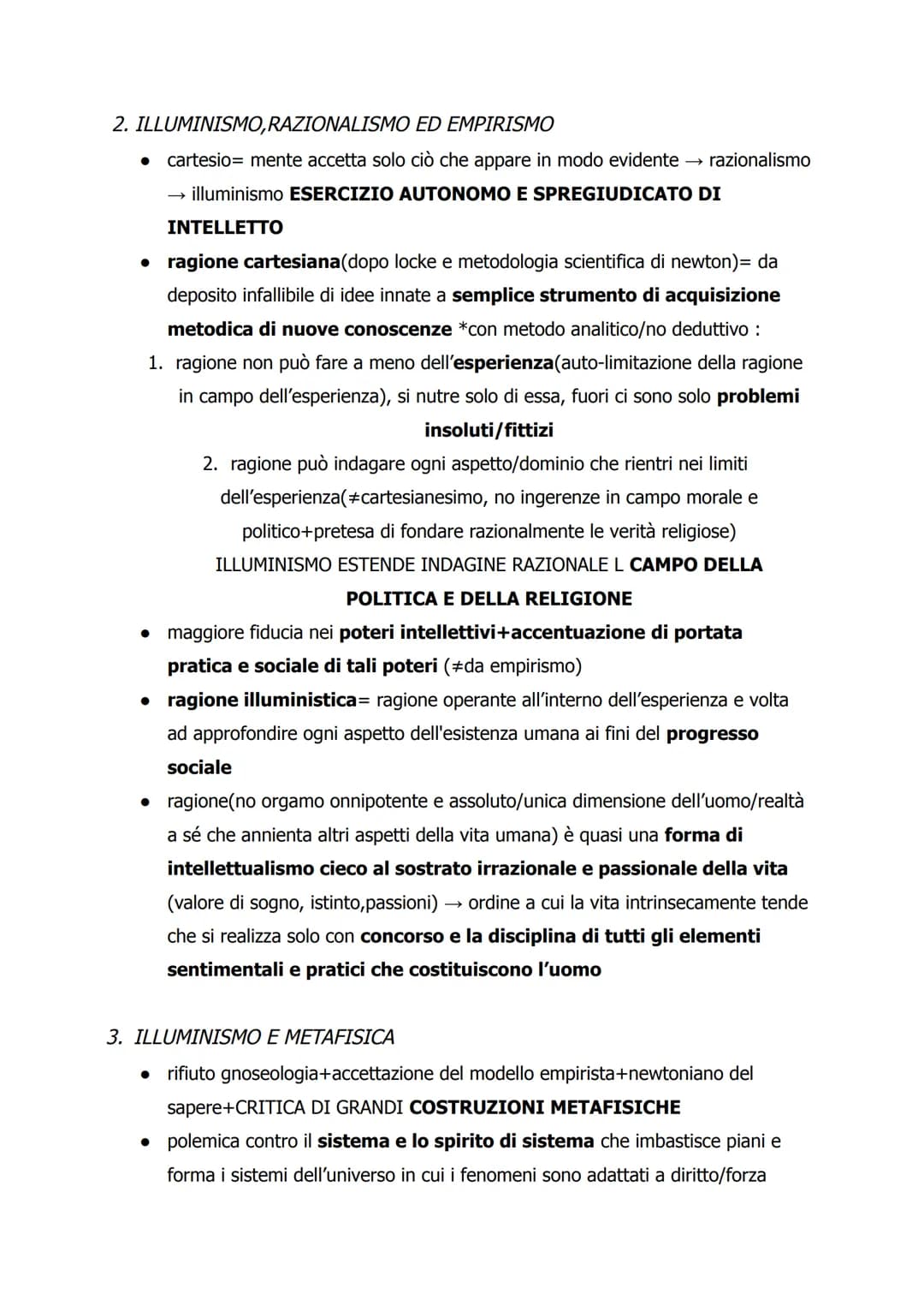 ILLUMINISMO
1. IL PROGRAMMA ILLUMINISTICO *18esimo secolo
- illuminismo mira ad esaltare i poteri razionali dell'uomo+avvalersi di