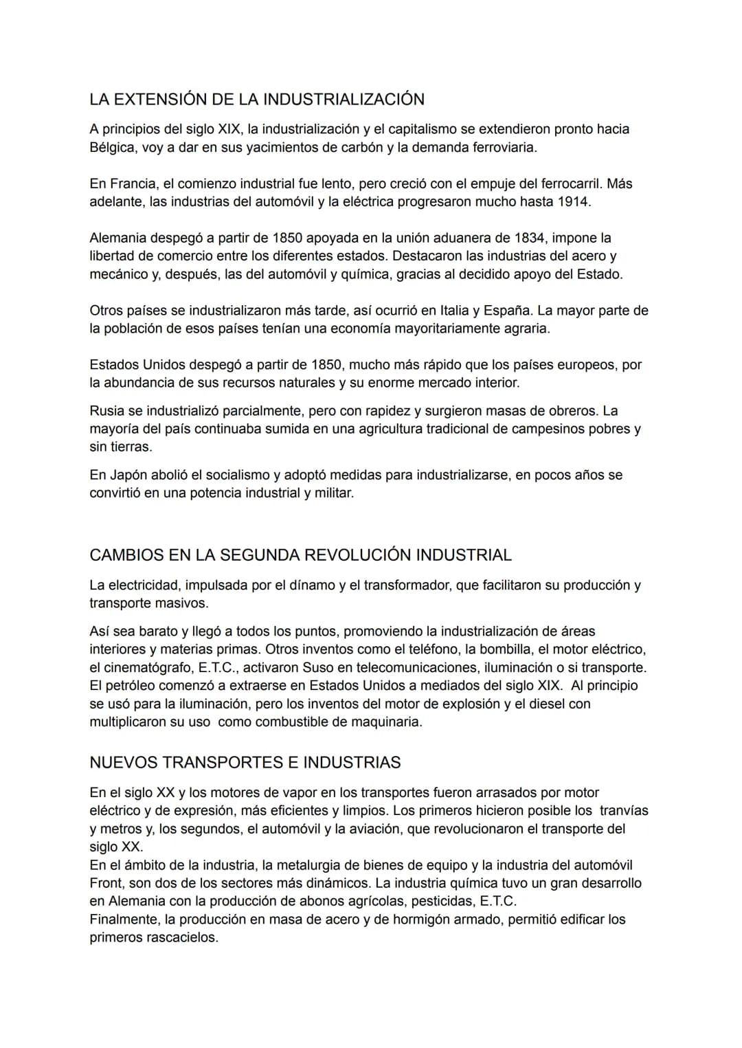 # LAS REVOLUCIONES INDUSTRIALES
REVOLUCIÓN DEMOGRÁFICA
Desde mediados del siglo XVIII, la población europea, y particularmente la británic