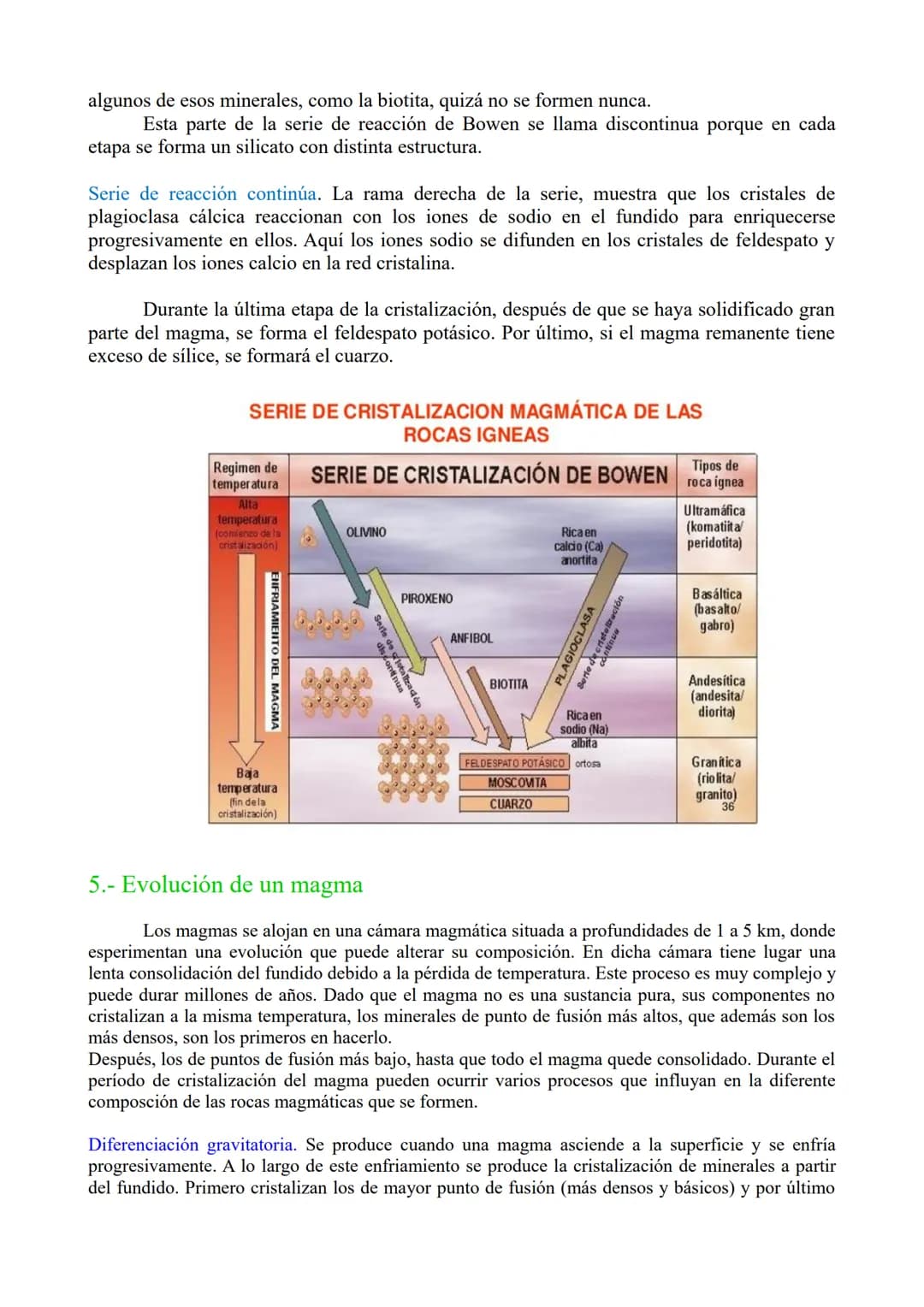 # TEMA 4. Magmatismo y rocas magmáticas.
1.- Definición, composición y propiedades generales del magma.
2.- Origen del magma
3.- Tipos de m
