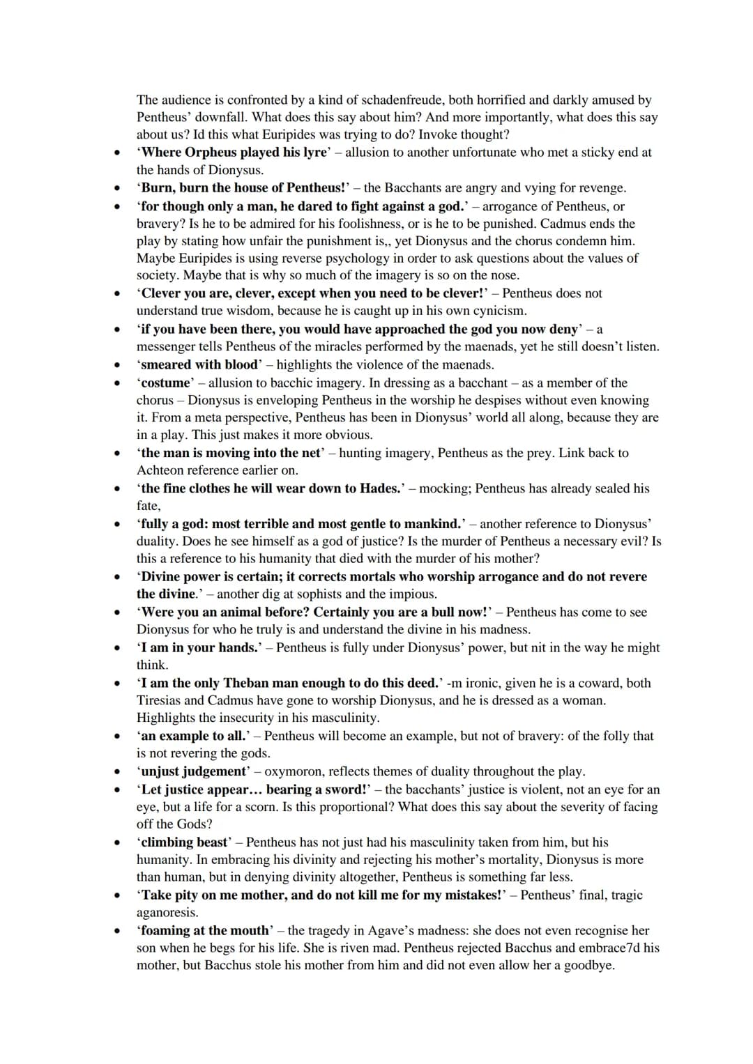 # 'BACCHAE' STUDY GUIDE
CONTEXT
EURIPIDES
- One of the three great Athenian tragedians, along with Aeschylus and Sophocles
- Famous for h