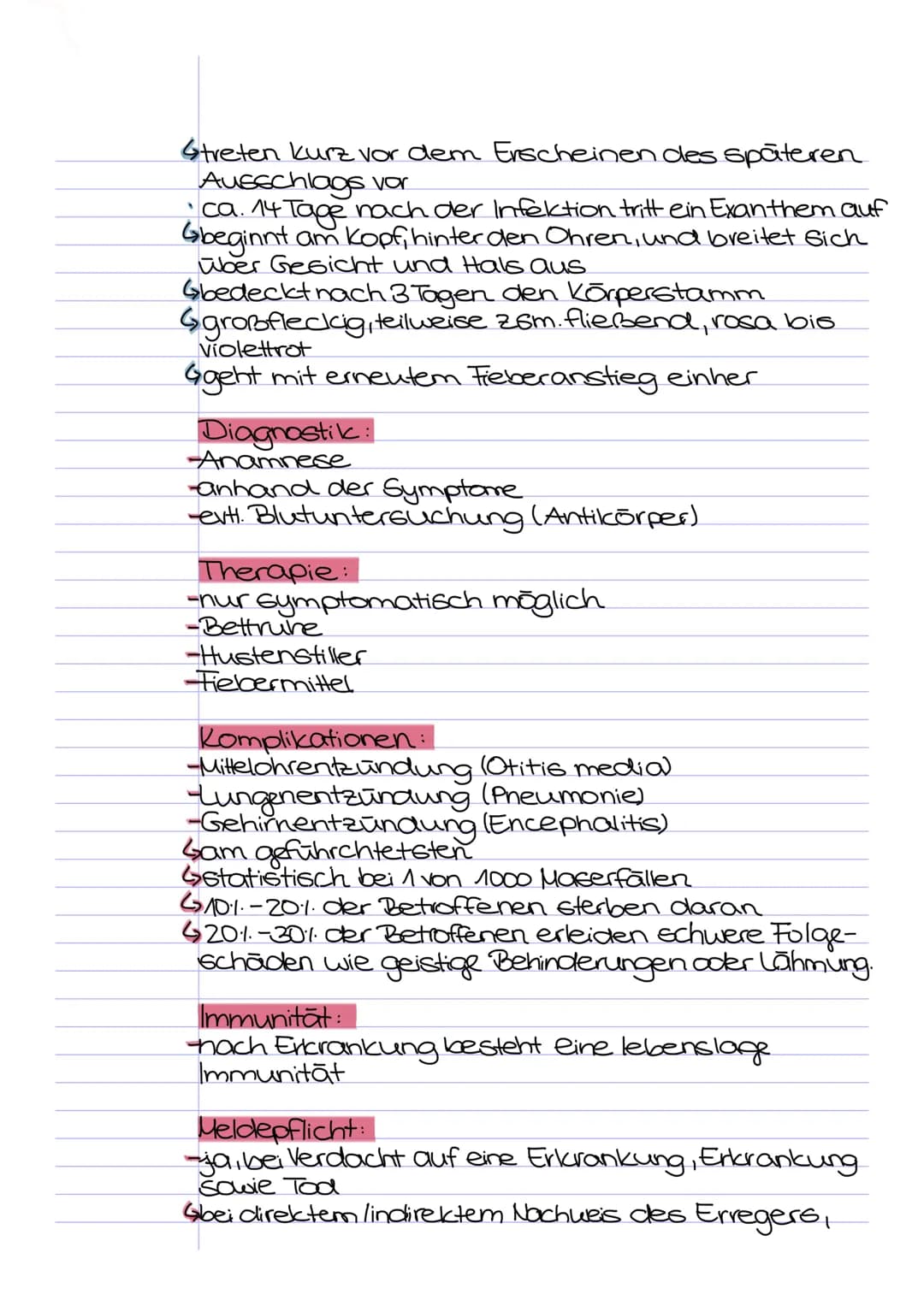Masern
= Morbilli
allgemeines:
-hoch ansteckende Infektionskrankheit
-betrifft vor allem Kinder
-Seit Beginn der Meldepflicht in Deutschlan