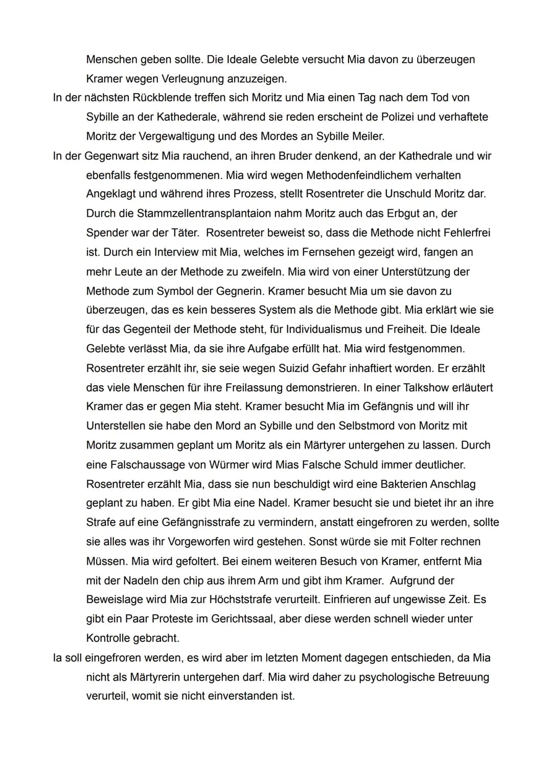 <p>Der Roman "Corpus Delicti" von Juli Zeh spielt im Deutschland des 21. Jahrhunderts und handelt von der Gesundheitsdiktatur, genannt "Met