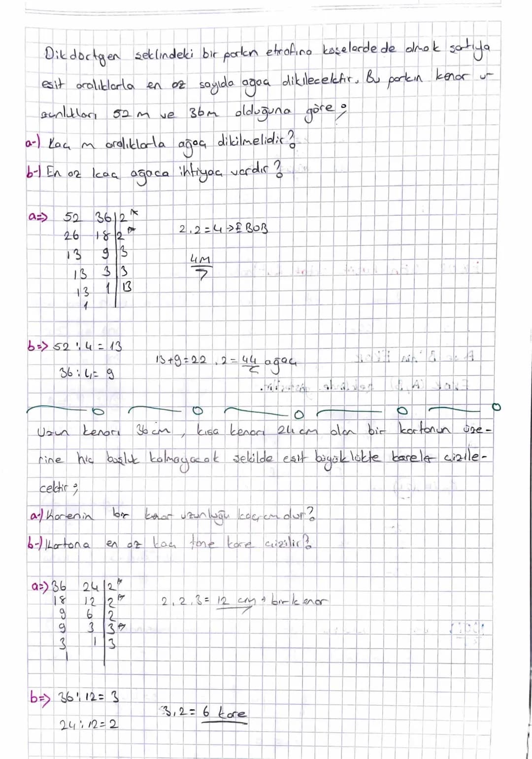 ز
# EBOB (En Büyük Ortok Bölen)
EBOB (A,B)
2 veya daha fazla doğal sayının ortak bölenlerinin en büyüğüne bu
sayıların £BOB'u denic, EBOB
