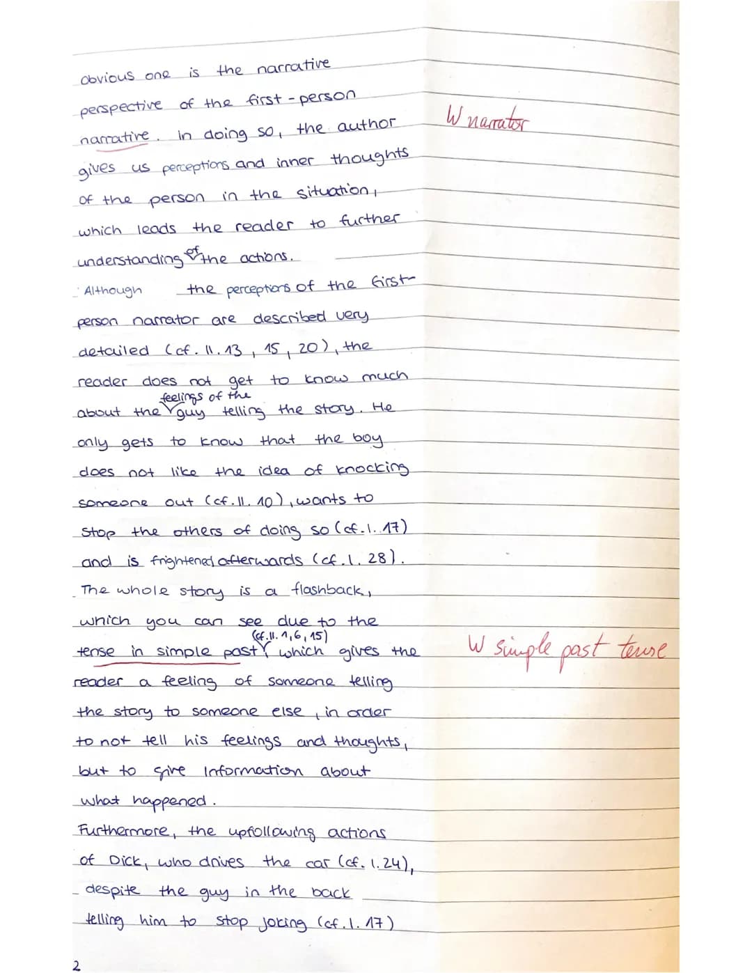 English GK EF 1.1
27th September, 2021
Name:
Topic: Growing up -Short story
Just along for the ride by Dennis Kurumada
I leaned back on t