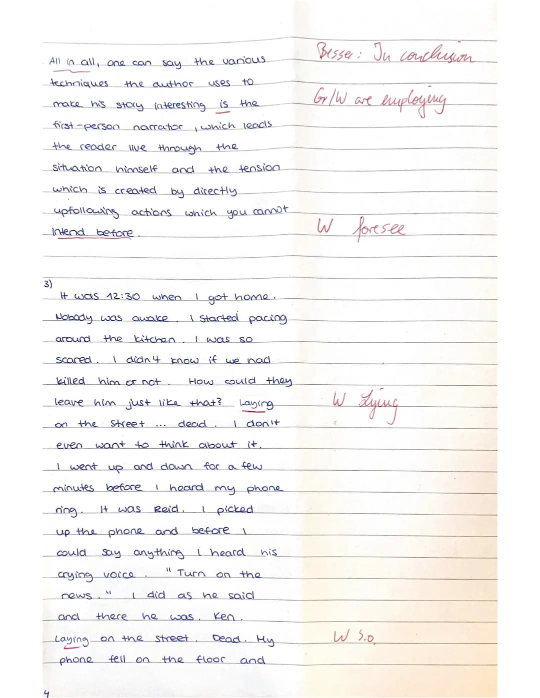 English GK EF 1.1
27th September, 2021
Name:
Topic: Growing up -Short story
Just along for the ride by Dennis Kurumada
I leaned back on t