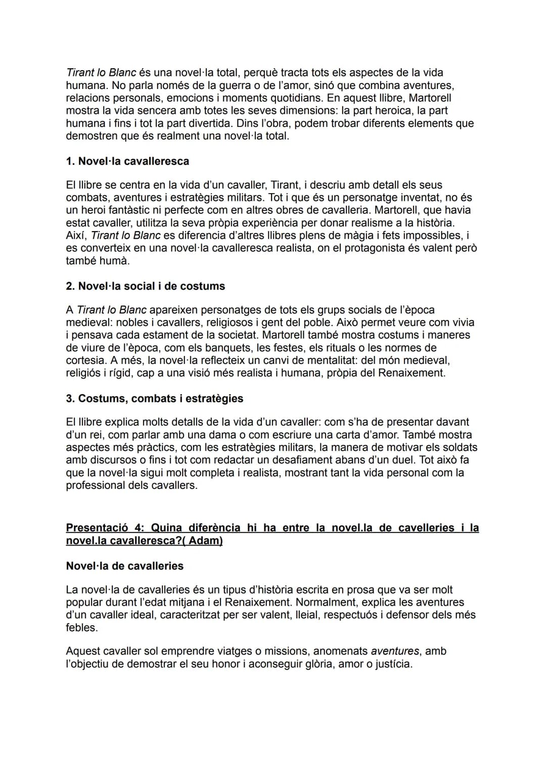 PRESENTACIONS TIRANT LO BLANC
Presentació 1: Biografia de l'autor. (Martina i Queralt)
Joanot Martorell va néixer a València entre 1405 i