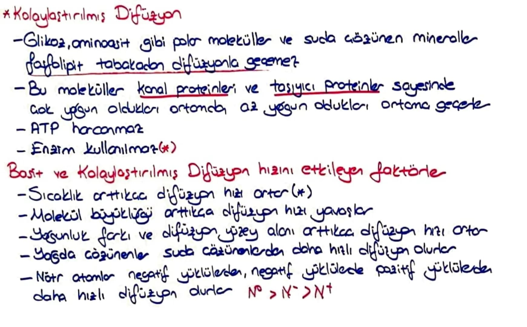 HÜCRE ZARINDAN MADDE GEGİSLERİ
Küçük Moleküllerin
Taşınması
Pasif Taşıma
*Basit Difüzyon
*Kolaylaştırılmış Difüzyon
* Osmoz
Aktif Taşıma