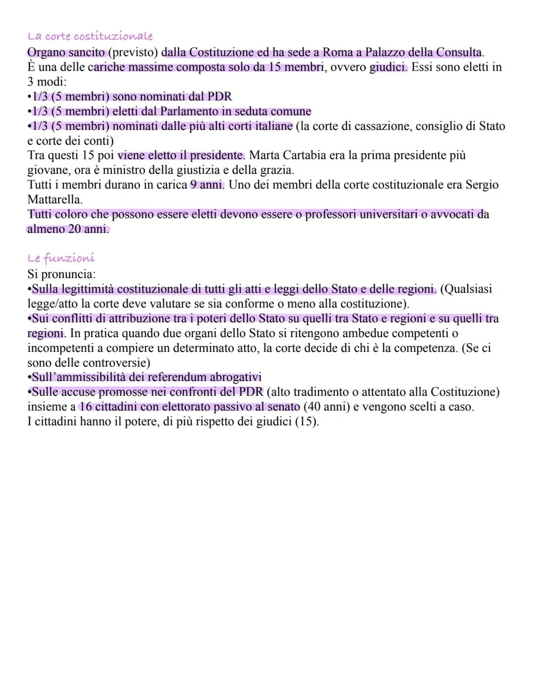 # La magistratura
La magistratura è l'insieme degli organi che esercitano la funzione giurisdizionale (il potere
giuridico: far rispettare