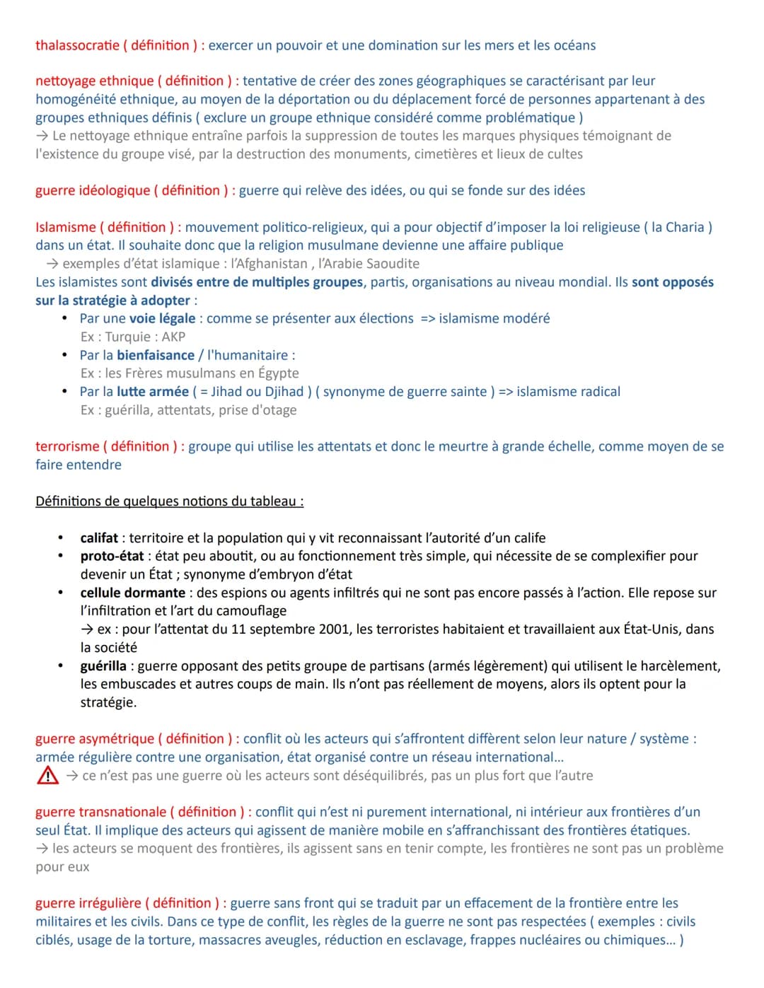 Thème 1 - Définitions
PAIX
paix positive
concepts définis par
Johan GALTUNG
arrêt des
combats et
les raisons
du conflit
sont réglées
pa