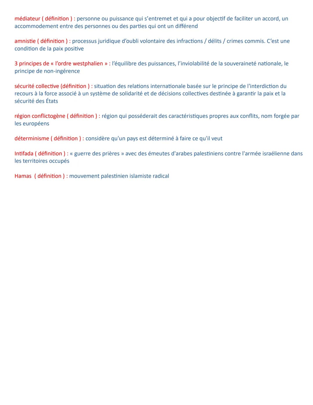 Thème 1 - Définitions
PAIX
paix positive
concepts définis par
Johan GALTUNG
arrêt des
combats et
les raisons
du conflit
sont réglées
pa