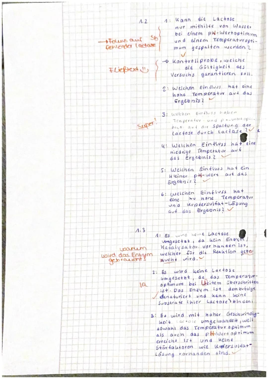 EF Biologie
Klausur Nr. 2-Enzymatik
04.03.2022
Name:
Aufgabe 1: Lactase
1.1 Beschreiben Sie den Aufbau sowie die allgemeinen Funktionen va