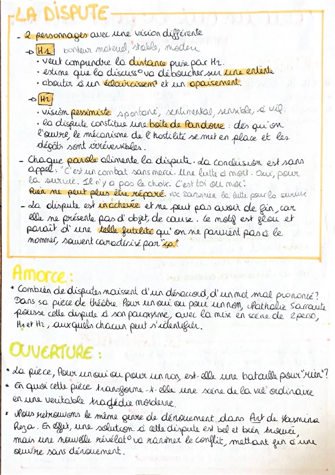 Pour un oui ou pour un non
THÉÂTRE, 1982
AUTEUR
→ Nathalie SARRAUTE
→ polyglotte
→ romans, essais, theatre,
récit autobiographiques
L'AMI