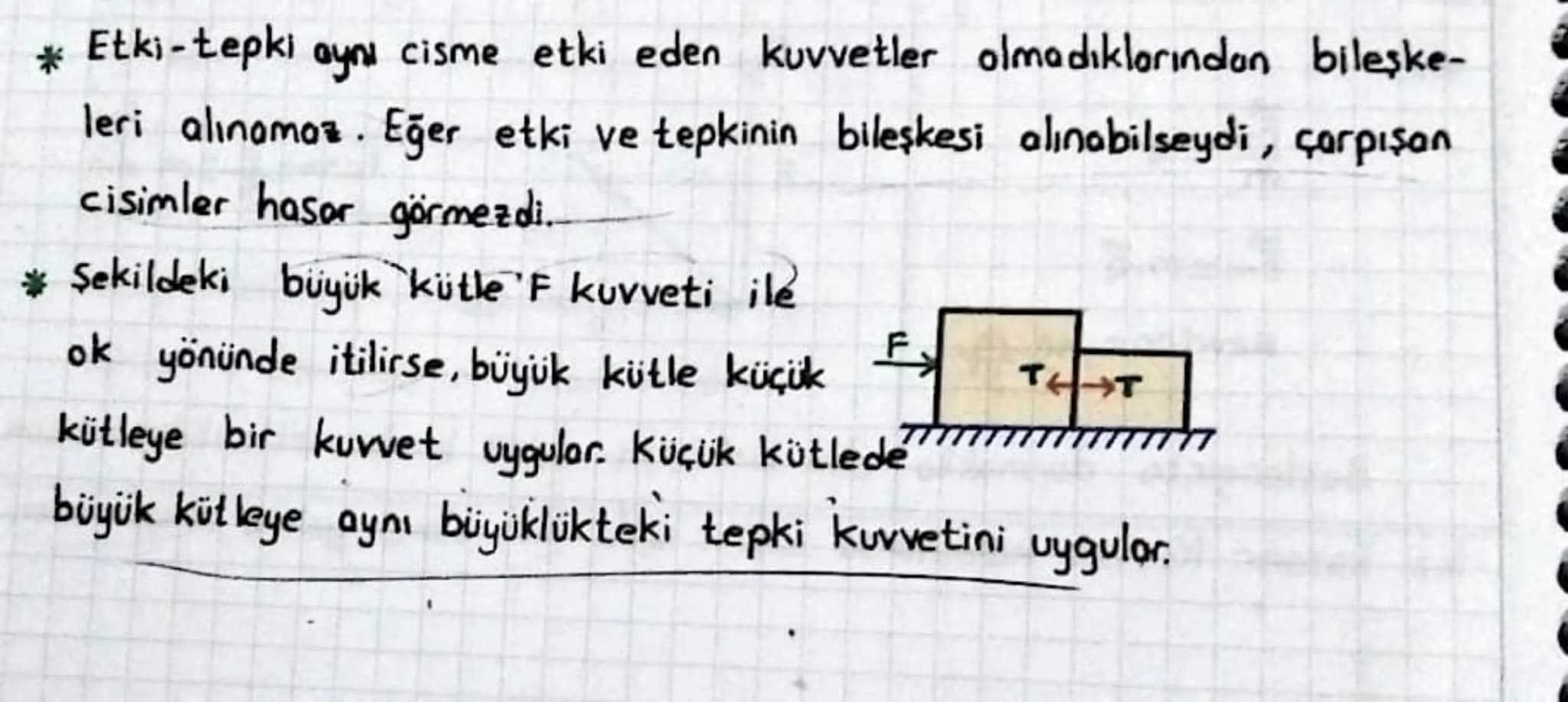 3. ÜNİTE NEWTON IN HAREKET YASALARI
Cisimlerin hareketlerinin sebeplerini inceleyen mekaniğin alt dalına dino-
mik denir.
Dinamiğin Prensi