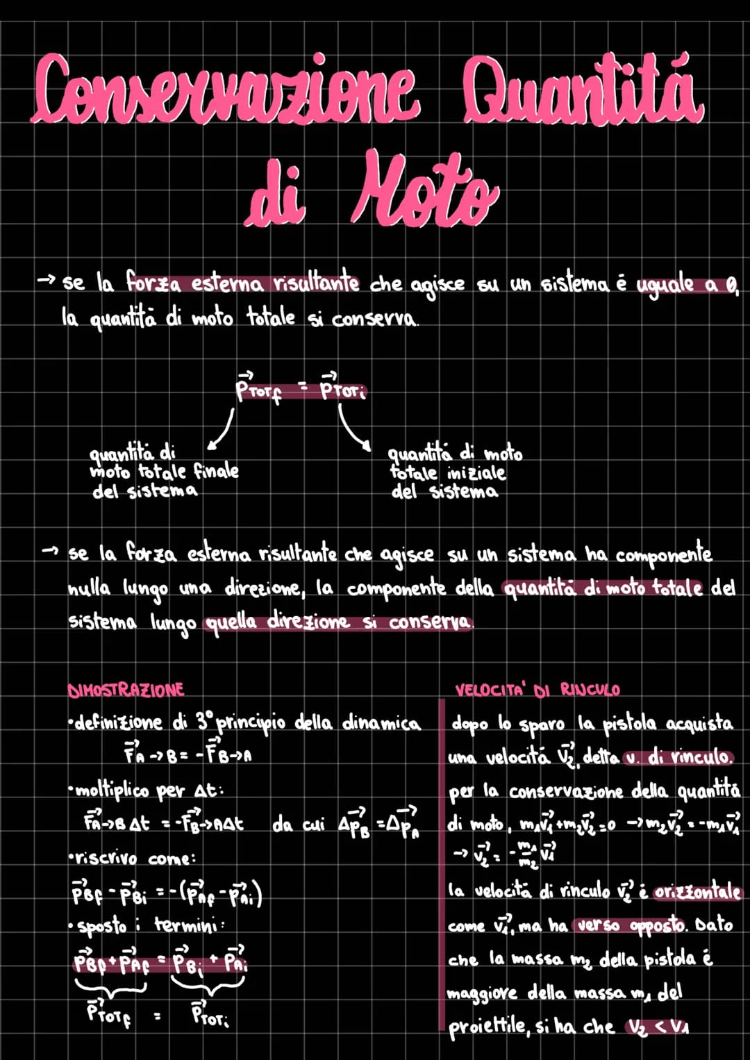 # Quantita di moto
$
\vec{P} = m \vec{v}
$
quantita
di moto
$(Rg \frac{m}{s})$
massa
$(Rg)$
velocita
$(m/s)$
$
\vec{p}
$ é un vettore c