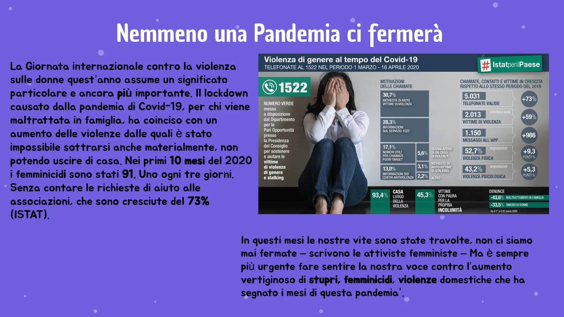 우
Siamo
DONNE
Di Erica Delli Rocili, Charice Magsino e Francesca di
Lernia
Anno scolastico 2021/2022 VIOLENZA
01
Forme di violenza
FEMMI