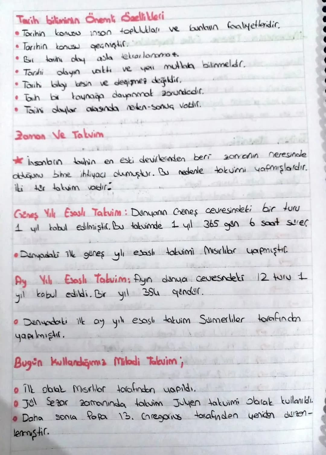 # Tarih biliminin Önenti Saeltikleri
• Tarihin konusu inson toplulukları ve bunların faaliyetleridir.
• Tarihin konusu geçmiştir.
• Bir t