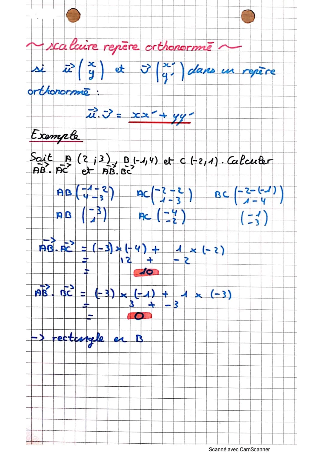 produit
scalaire
~ scalaire de 2 vecteurs ~
$
\vec{u}.\vec{v} = ||\vec{u}|| \times ||\vec{v}|| \times cos(\vec{u},\vec{v})
$
Cas particuli