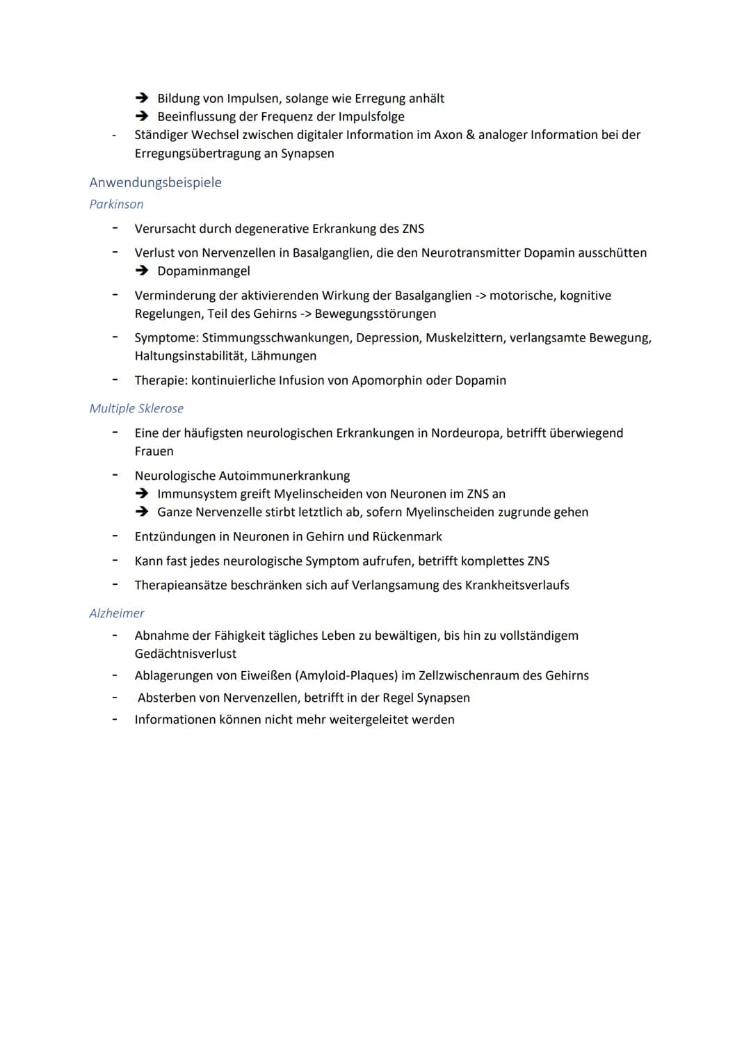 # Neuronale Informationsverarbeitung
Neuron als Grundelement der Nervenzellen
- Kleinster & wichtigster Baustein des Nervensystems
- Diene