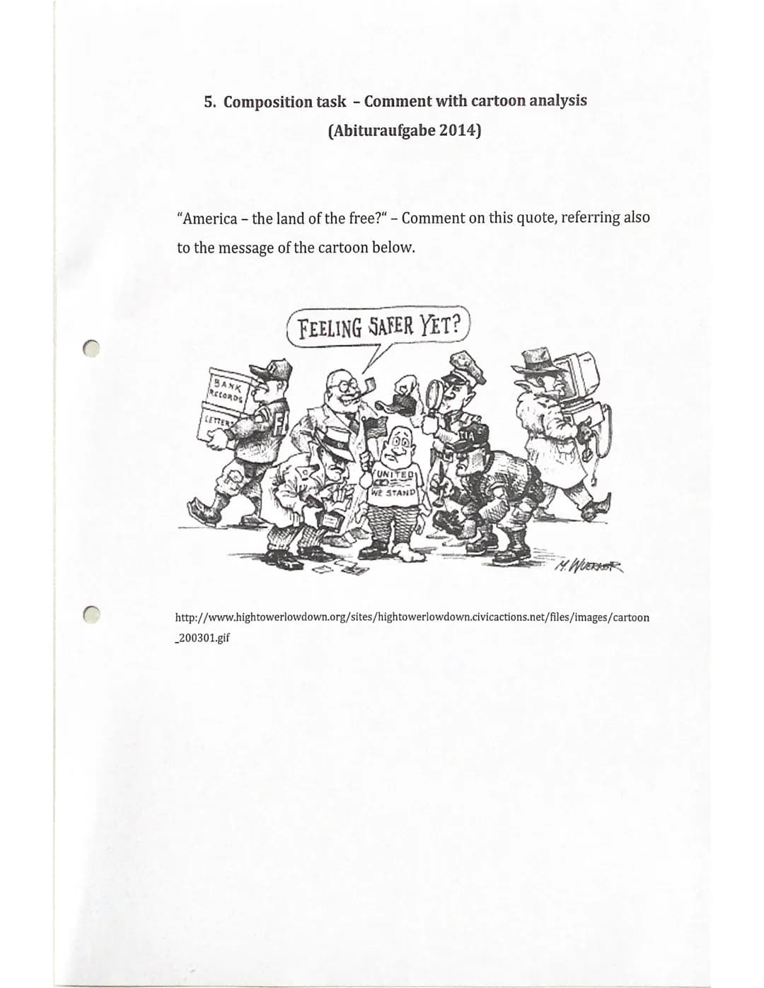 Englisch Abitur 2022
Skills: Analyse
Discuss
Comment
Cartoon Analysis
Creative Writing
Mediation
+ Beispielaufgaben # ANALYSE
4. Allg. Ein