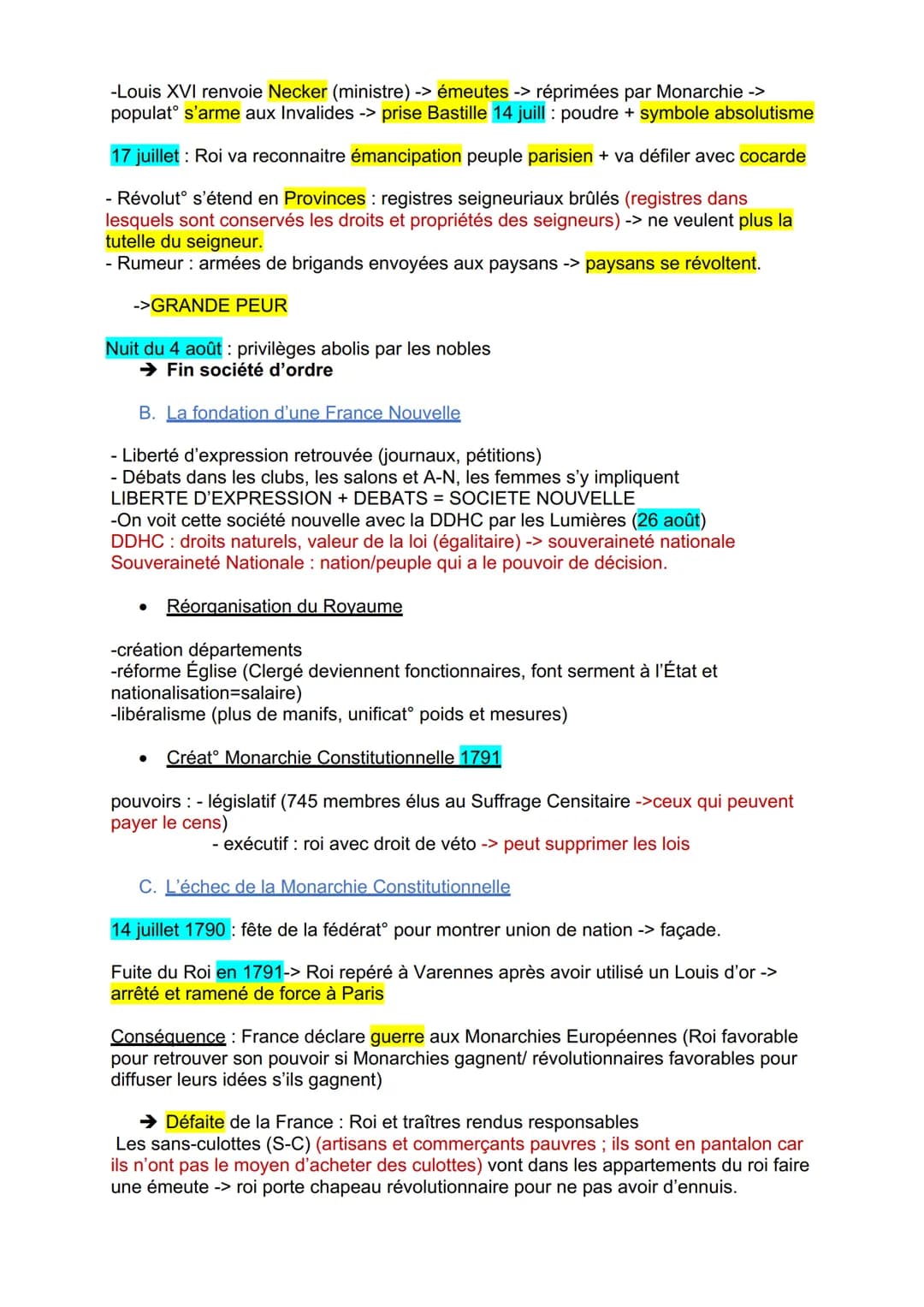 # Thème 1: L'Europe face aux révolutions
Chapitre 1: La révolution francaise et l'Empire: une nouvelle conception de la nation
Introduction
