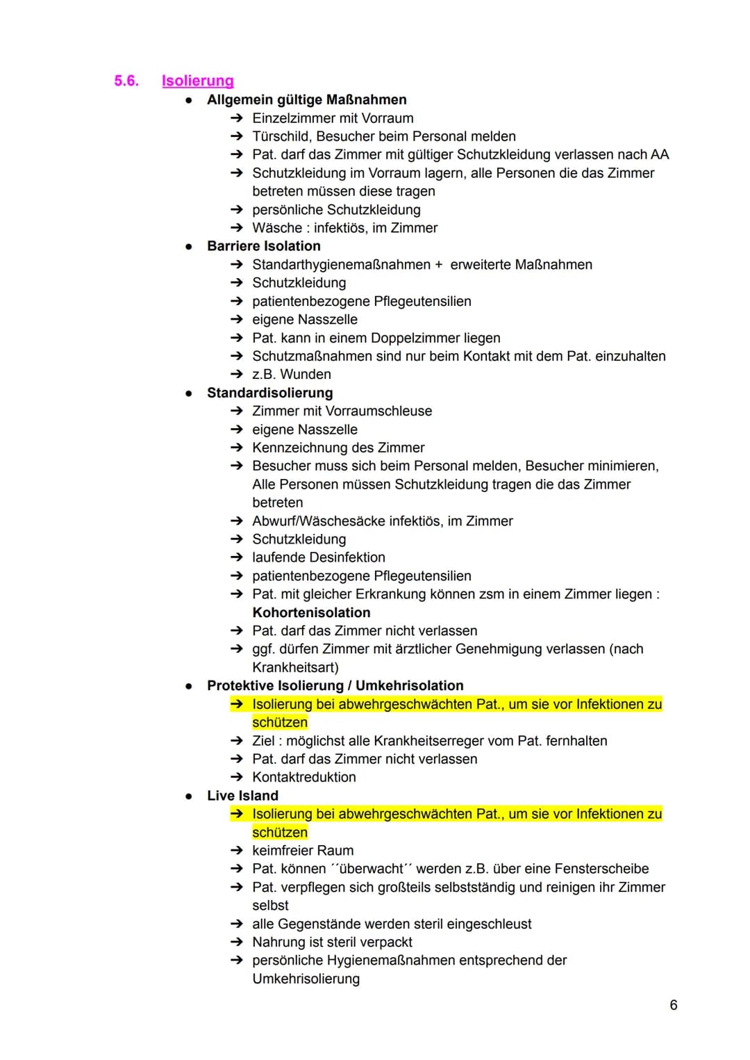 # Infektionslehre
1. Definition
* Infektion: Eindringen, Anhaften und ggf. vermehren von Mikroorganismen
(Bakterien, Viren, Pilze un