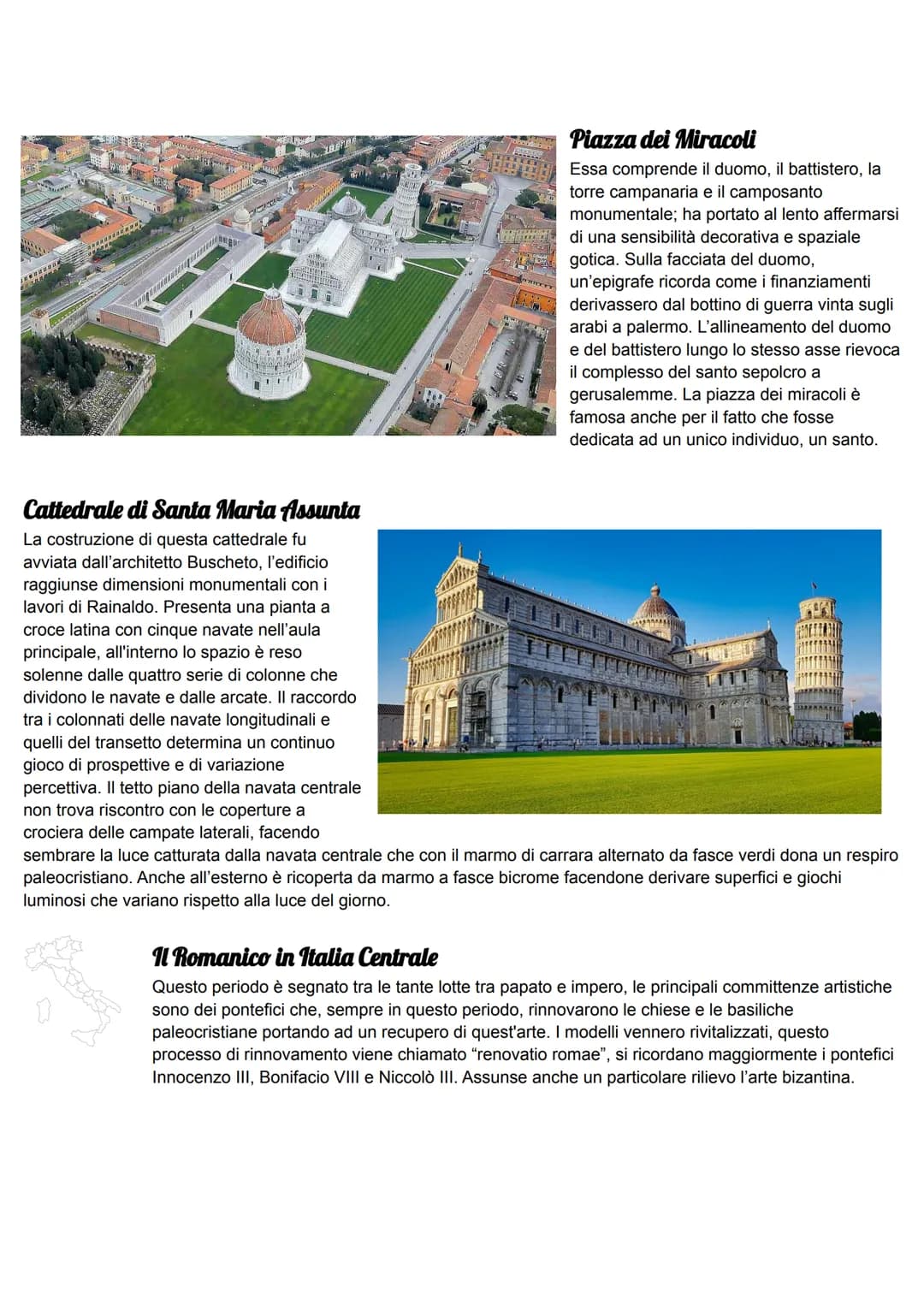 Marinelli Rebecca 2A Biomedico
# RELAZIONE DI STORIA DELL'ARTE
## IL PERIODO ROMANICO
### Contesto storico
Dall'anno mille fino alla metà de