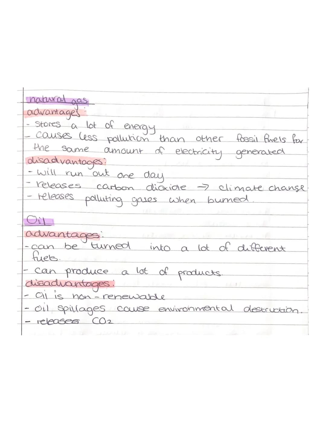 Non-renewable
energy resources.
Non -renewables
- natural gas
- radioactive metal e.g uranium
- Coal
- oil
fossil fuels
- natural gas
- Co