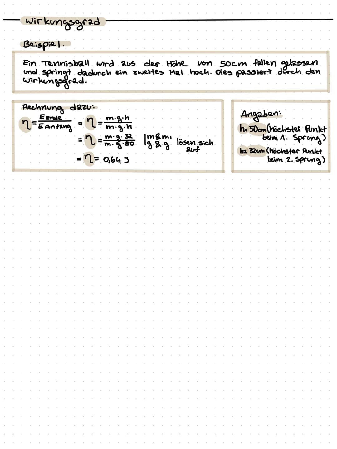 # Physik-Lernzettel
## Themen der Klassenarbeit
- Energieformen (1. oder 2. Stunde).
- Energieumwandlung und Energieentwertung inkl. diver