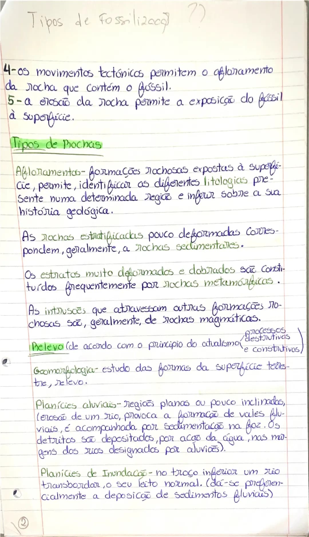 ### Brincipios de raciocinio geológico
Catastrofismo-defende que as alterações geológi-
Cas resultam de fenómoncs catastróficos (rápidos
e