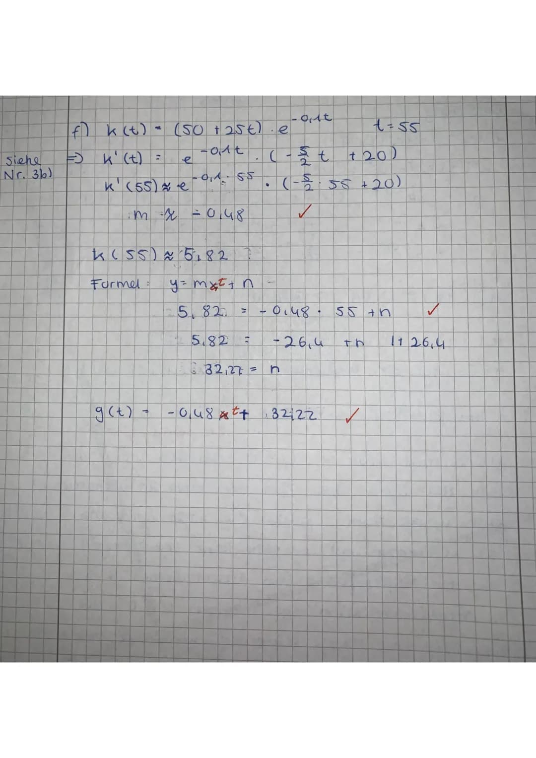 E-Phase
Datum: 16.06.2021 Name: Fatoş GUCIE
13
Freiwillige Probeklausur
5,5 6 BE
Aufgabe 1
Bestimmen Sie jeweils die erste Ableitung der f