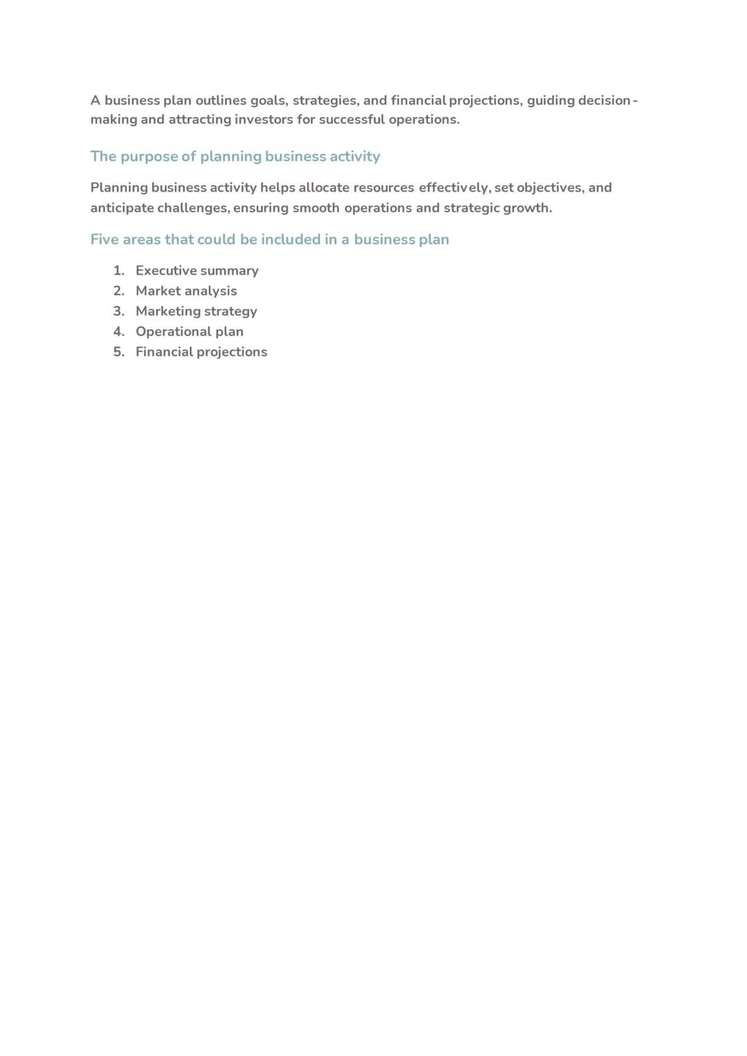 # 1.4 Making the Business Effective
What's the difference between limited and unlimited liability?
Limited liability- owners are only resp