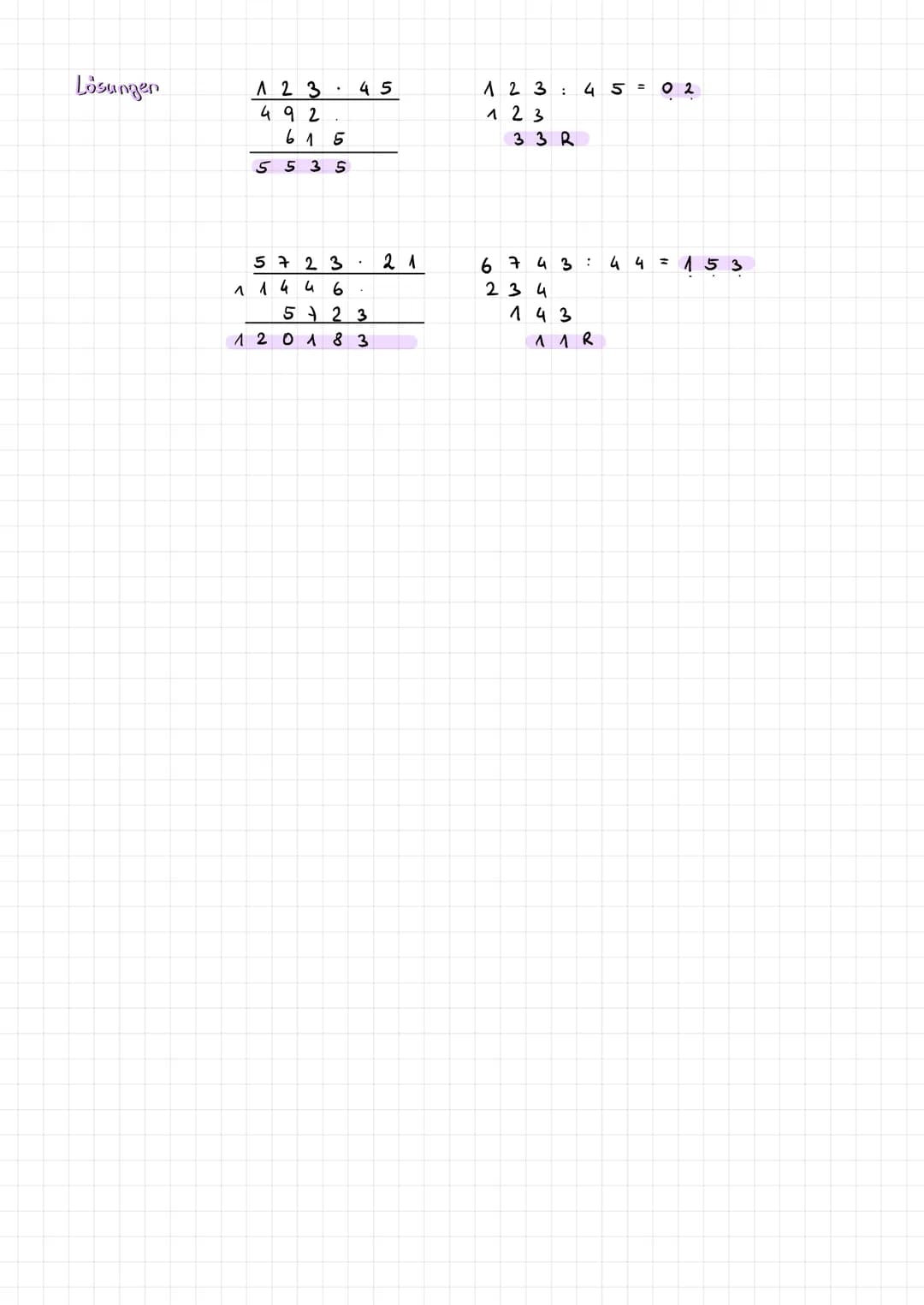 # mehrstellig Multiplizieren und Dividieren
Multiplizieren:
1256 $\cdot$ 23
25120
3768
28888
Die Null muss mann nicht
schreiben, mann ka