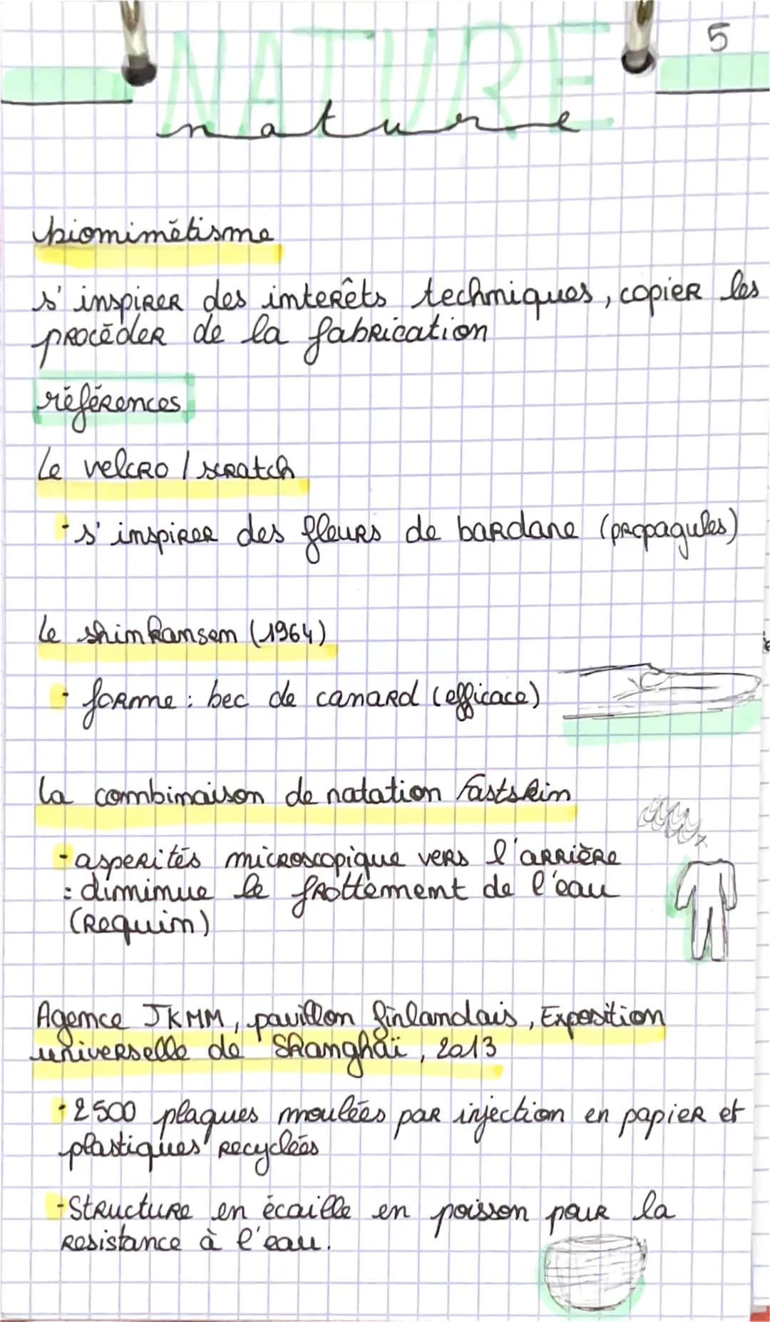 5
nature
biomimétisme
s' inspirer des imterêts techniques, copier les
proceder de la fabrication
références
Le velcro / scratch
-s' insp