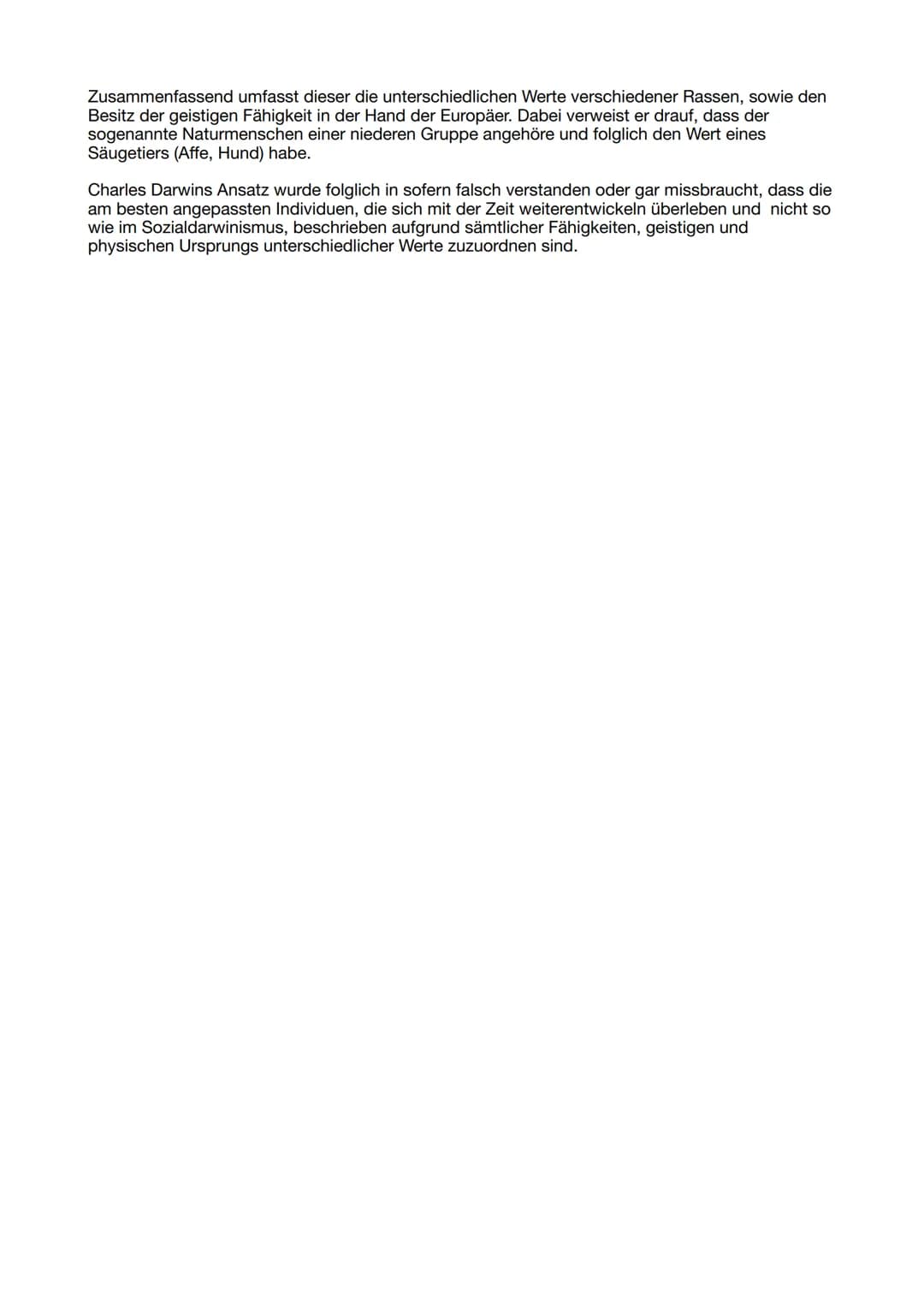 <h2>Überblick</h2>
<p>Der Sozialdarwinismus ist eine Theorie, die die darwinistischen Prinzipien auf die menschliche Gesellschaft überträgt