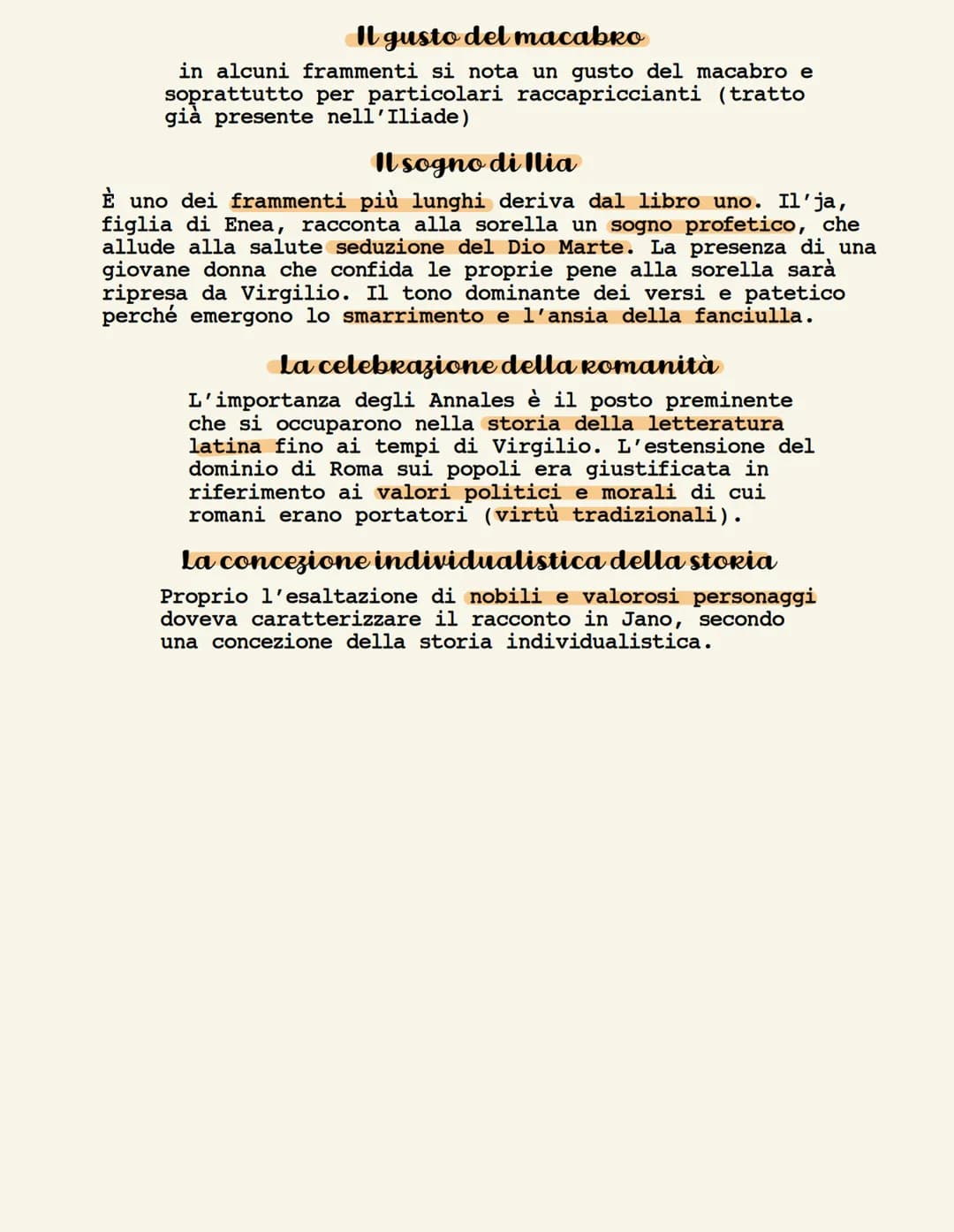 # ENNIO
Ennio è il primo poeta latino a scrivere un poema in
esametri (il metro di Omero) fu considerato in età augustea
il vero fondatore