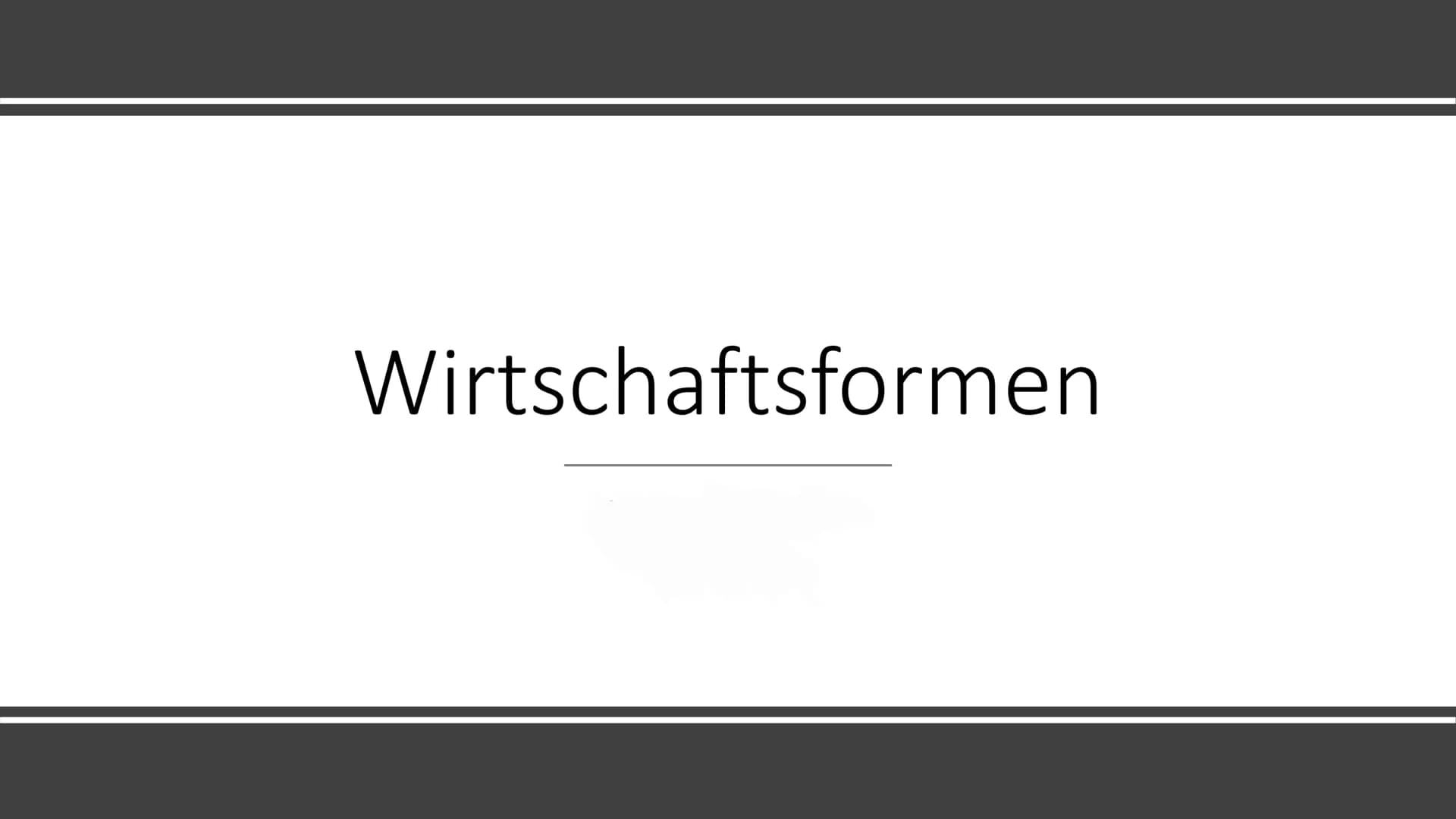 # Wirtschaftsformen
## 1. Zentrale Planwirtschaft
In Planwirtschaft oder auch Zentralverwaltungswirtschaft werden alle ökonomischen Prozes