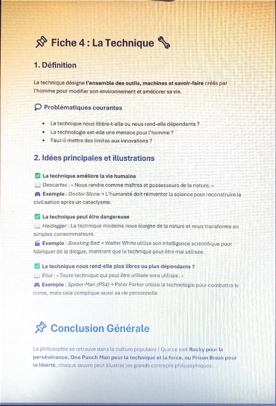 # Fiche 1: L'Art 1. Définition
L'art est une activité humaine qui vise à produire des œuvres ayant une dimension esthétique,
expressive ou