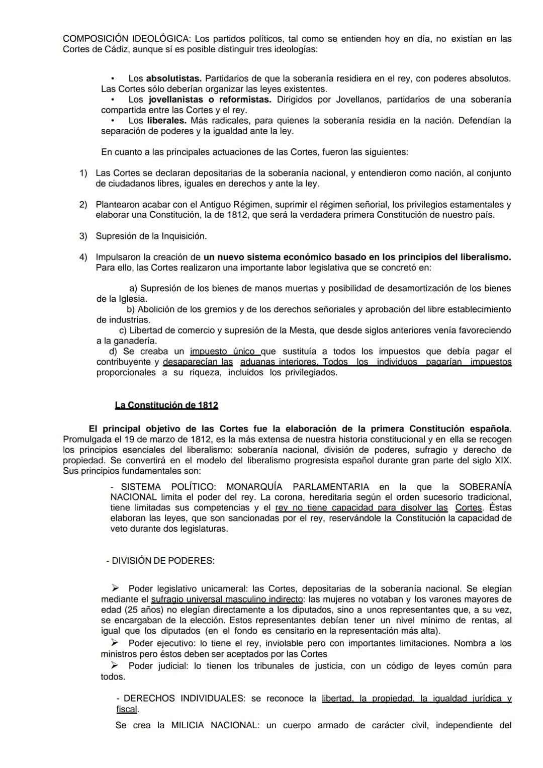 Bloque 5: La crisis del Antiguo Régimen (1788-1833): Liberalismo frente a Absolutismo.
Tema largo: Crisis de la monarquía borbónica. La Guer