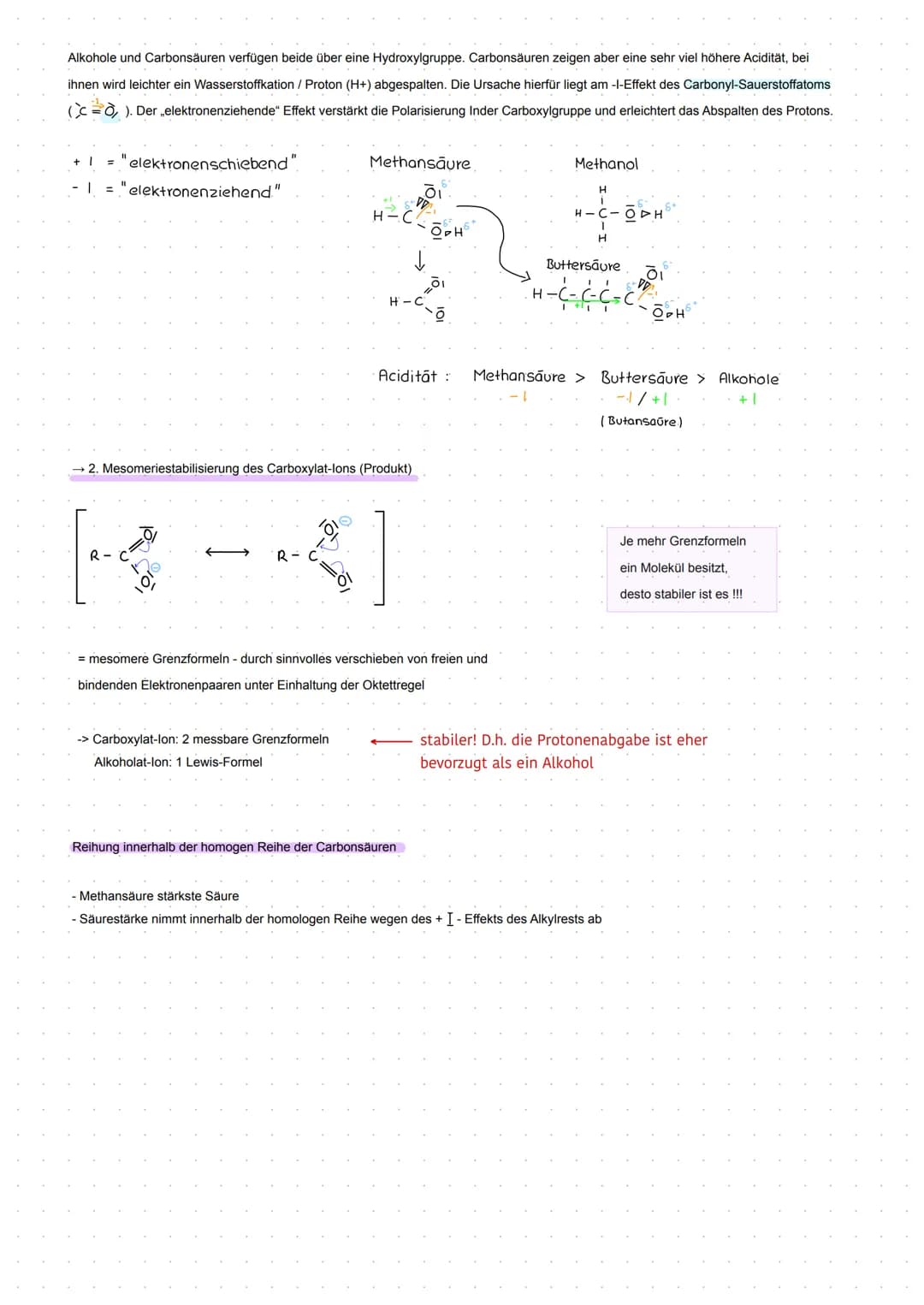 # CARBONSÄUREN
이
Carbonyl-Gruppe
O-H
Hydroxyl-Gruppe
R-Rest R-
=
funktionelle Gruppe Carboxyl-Gruppe
2.8.
Propansaure
2- Methylbutansä