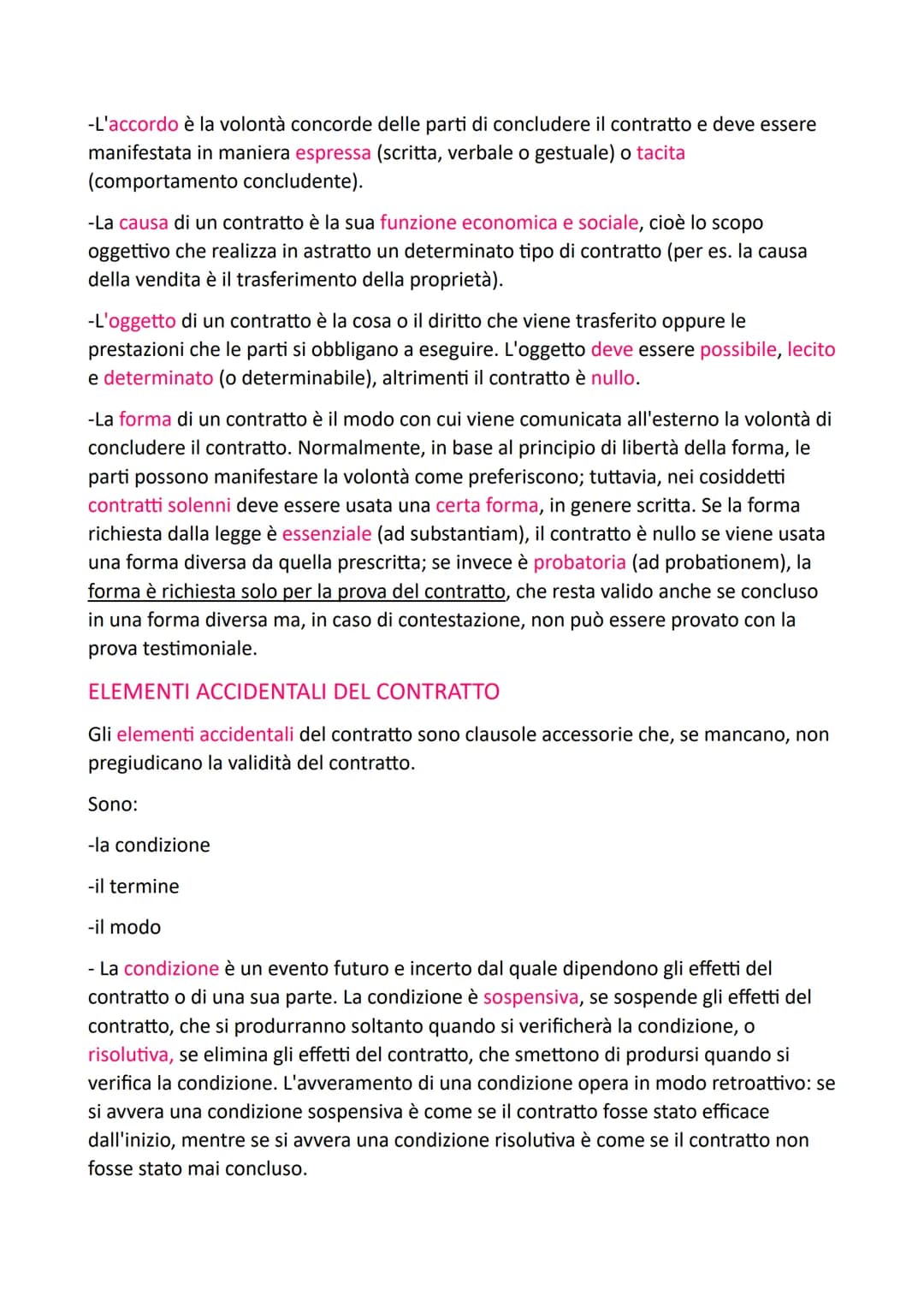 # CLASSIFICAZIONI DEI CONTRATTI
-Il contratto è l'accordo volontario tra due o più parti per costituire, regolare o
estinguere tra loro un