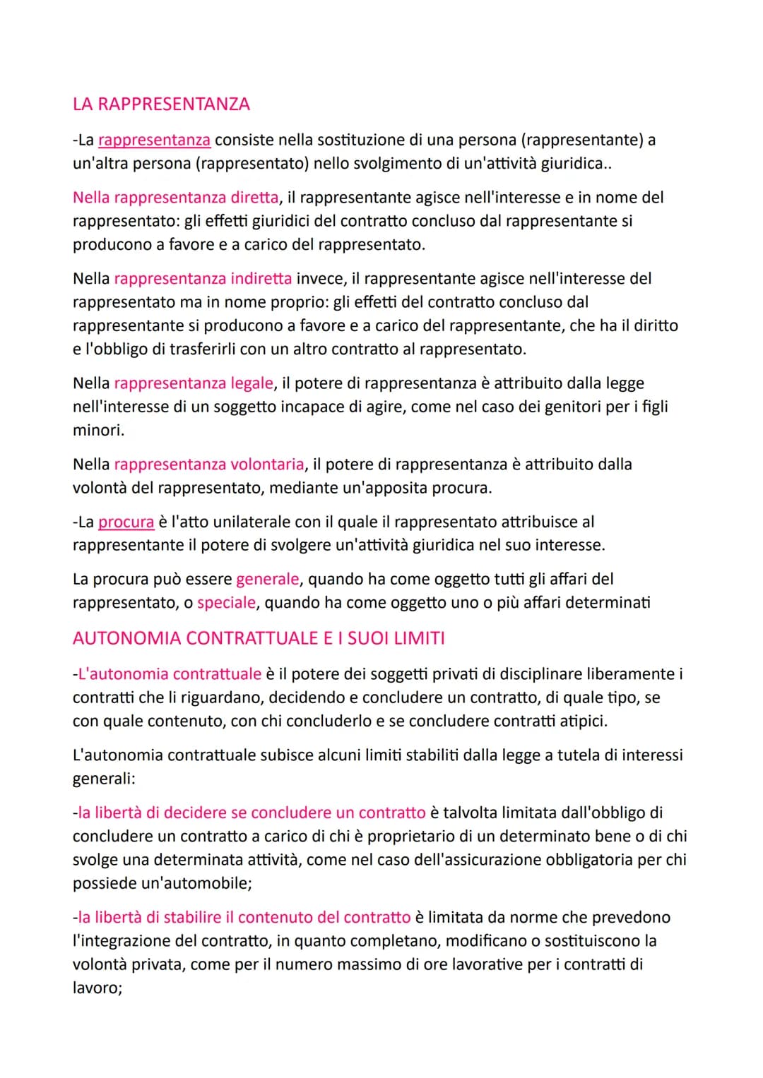 # CLASSIFICAZIONI DEI CONTRATTI
-Il contratto è l'accordo volontario tra due o più parti per costituire, regolare o
estinguere tra loro un