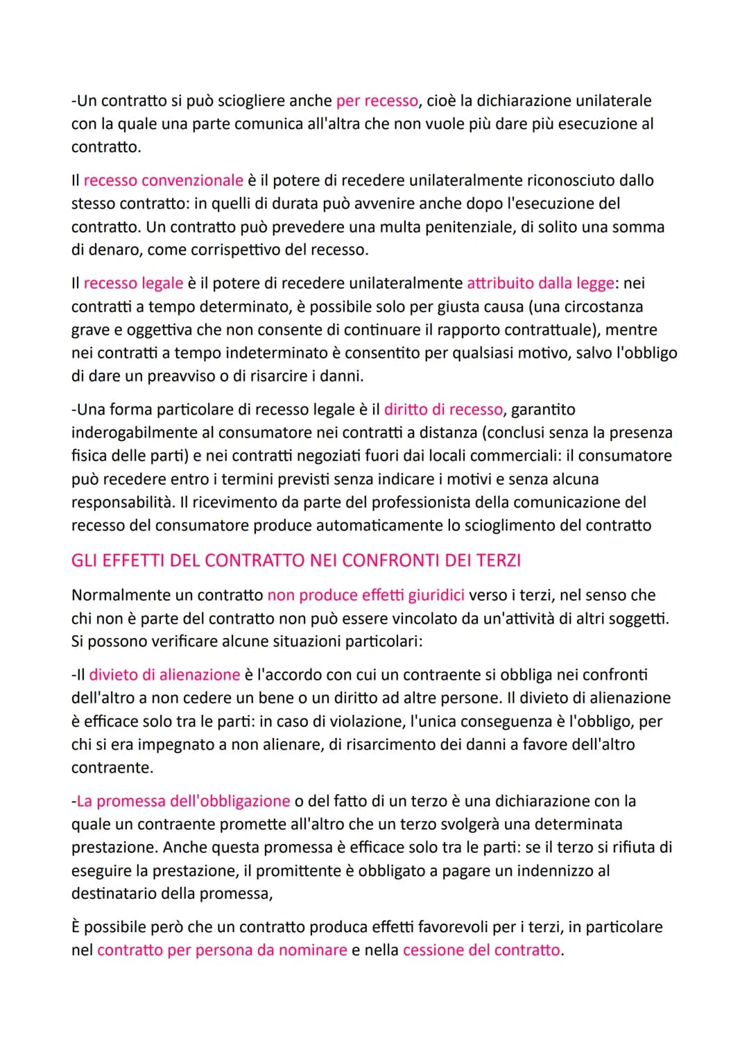 # CLASSIFICAZIONI DEI CONTRATTI
-Il contratto è l'accordo volontario tra due o più parti per costituire, regolare o
estinguere tra loro un