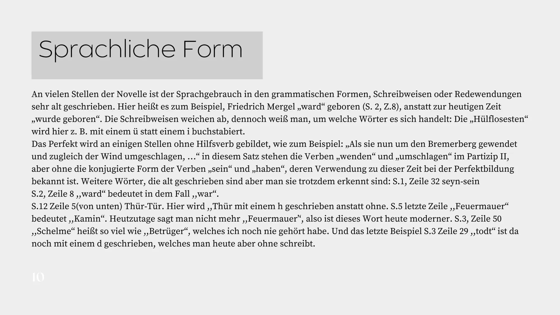# Die
# Judenbuchen
Portfolio Arbesa Rrustemi, 9c
01 Was ist eigentlich
eine Novelle?
Eine Novelle ist eine kürzere Erzählung, die in
der