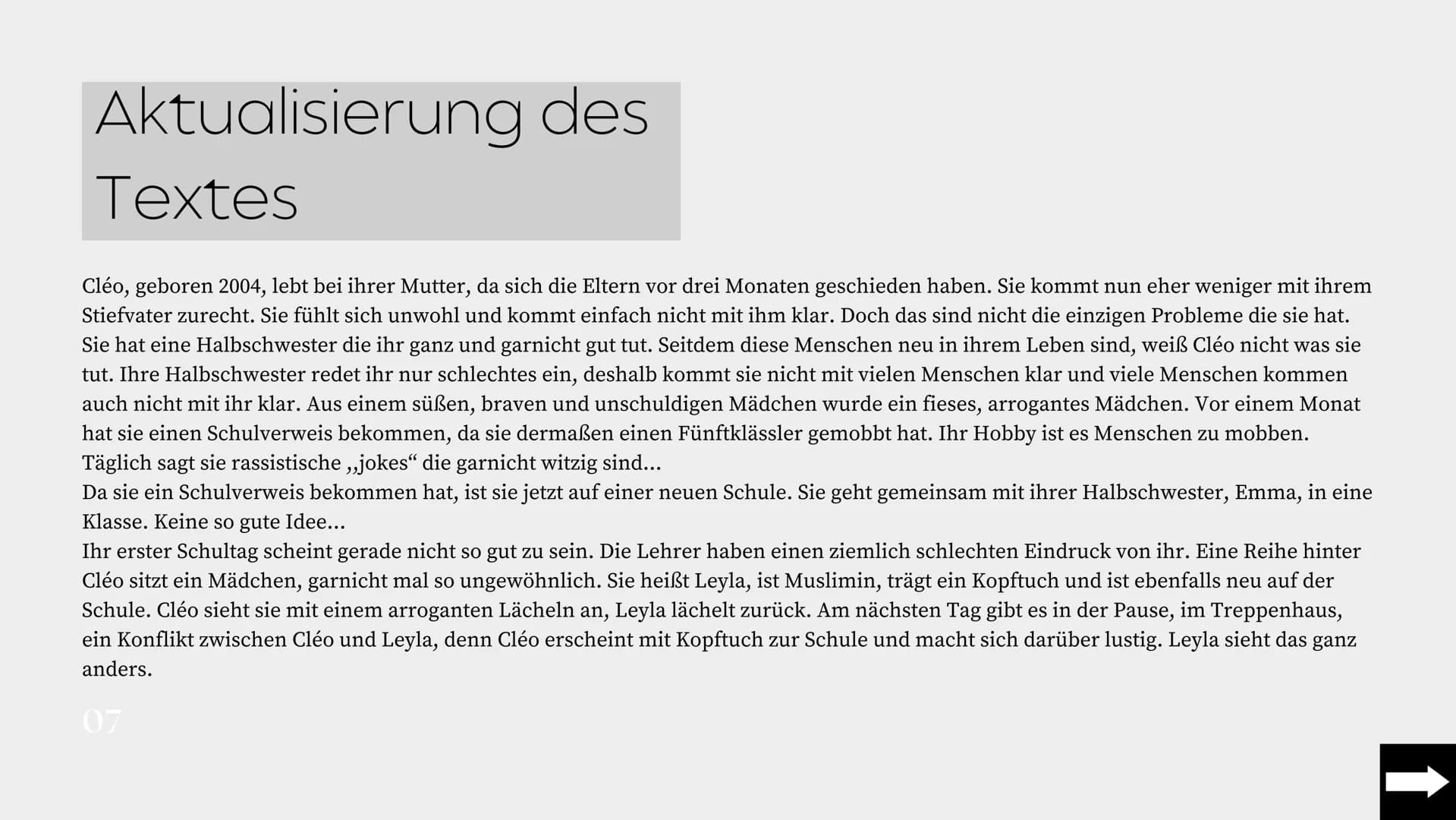# Die
# Judenbuchen
Portfolio Arbesa Rrustemi, 9c
01 Was ist eigentlich
eine Novelle?
Eine Novelle ist eine kürzere Erzählung, die in
der