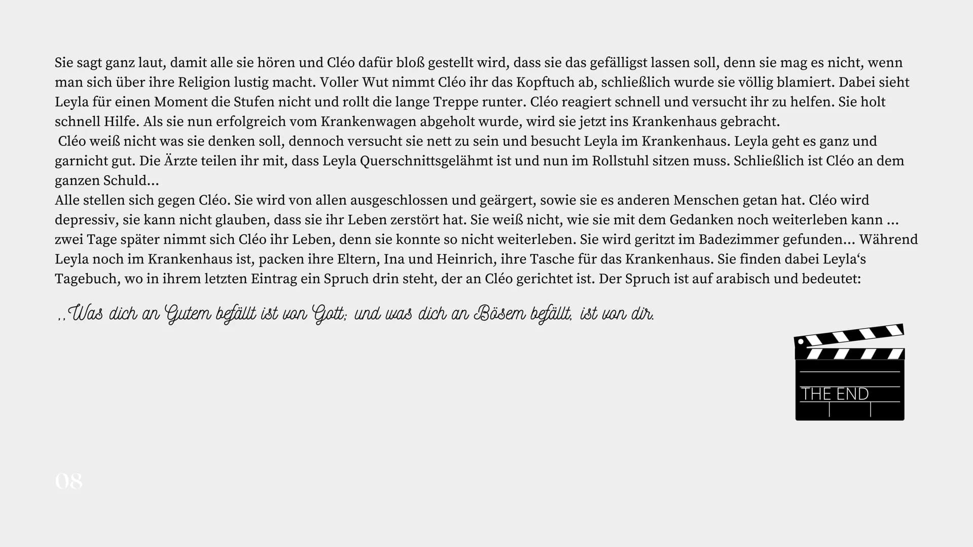 # Die
# Judenbuchen
Portfolio Arbesa Rrustemi, 9c
01 Was ist eigentlich
eine Novelle?
Eine Novelle ist eine kürzere Erzählung, die in
der