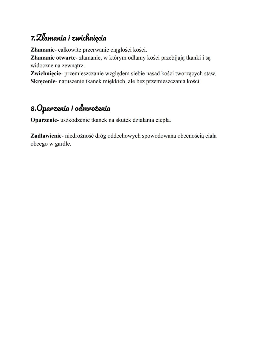 # Podstawy pierwszej pomocy
1. Podstawowe wiadomości z zakresu pierwszej pomocy
Pierwsza pomoc zespół prostych czynności podejmowanych prz