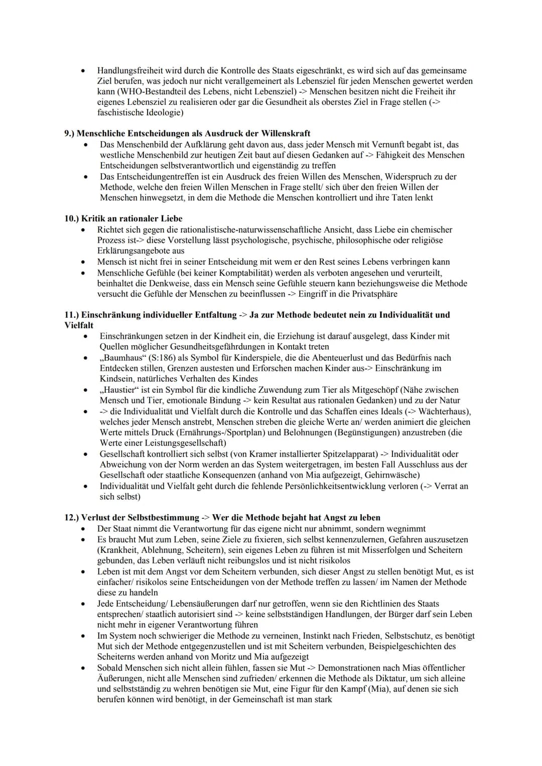 Figuren
Mia Holl:
* akzeptiert zunächst die Diktatur, zunächst denkt sie rational und wägt ihr Handeln ab (für und wider)-
> S.158,,