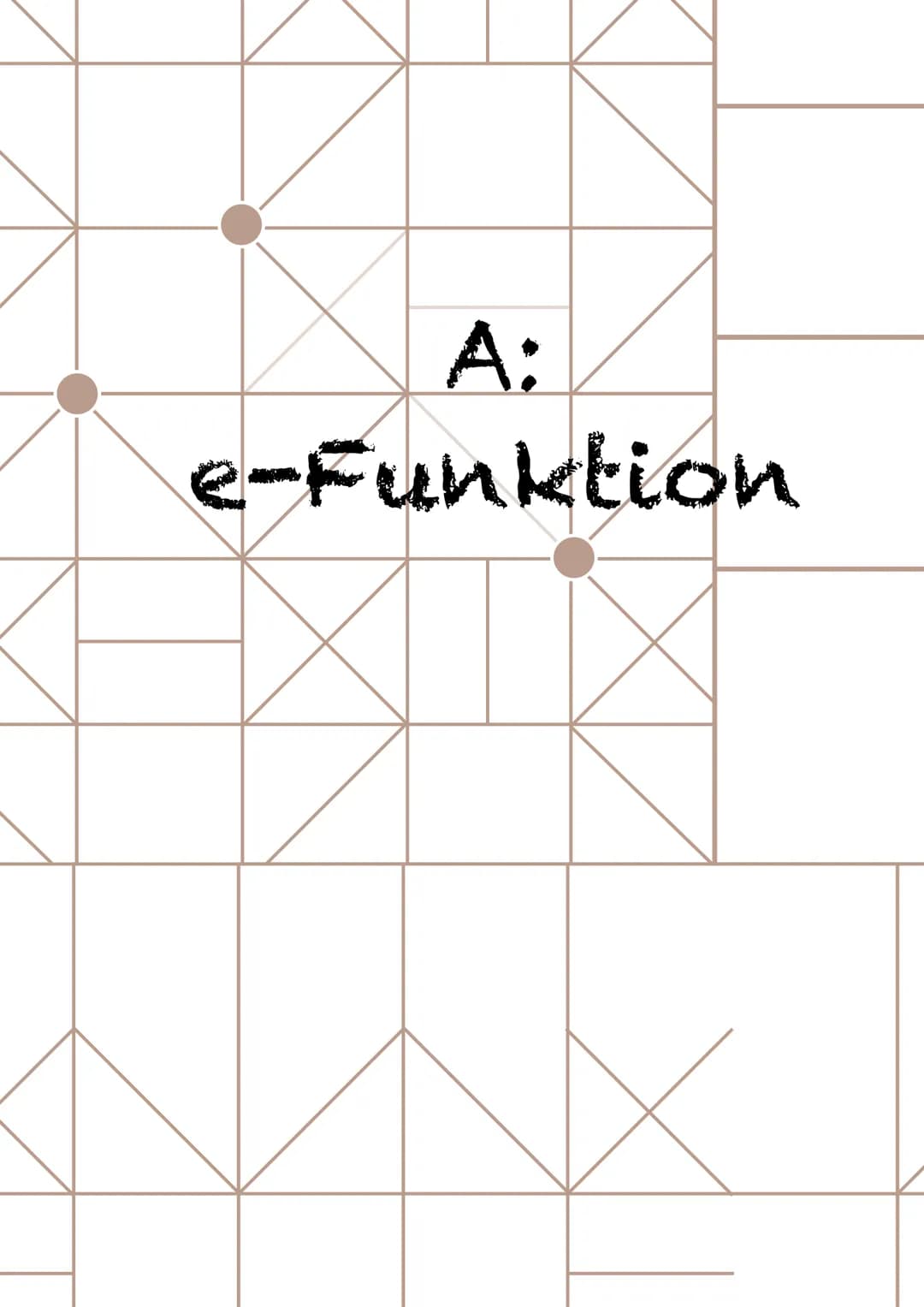 A:
e-Funktion # e - Funktion
- Die e-Funktion stimmt mit ihrer Ableitung überein: f(x) = $e^x$ mit f'(x) = $e^x$
- Die Exponentialfunktion