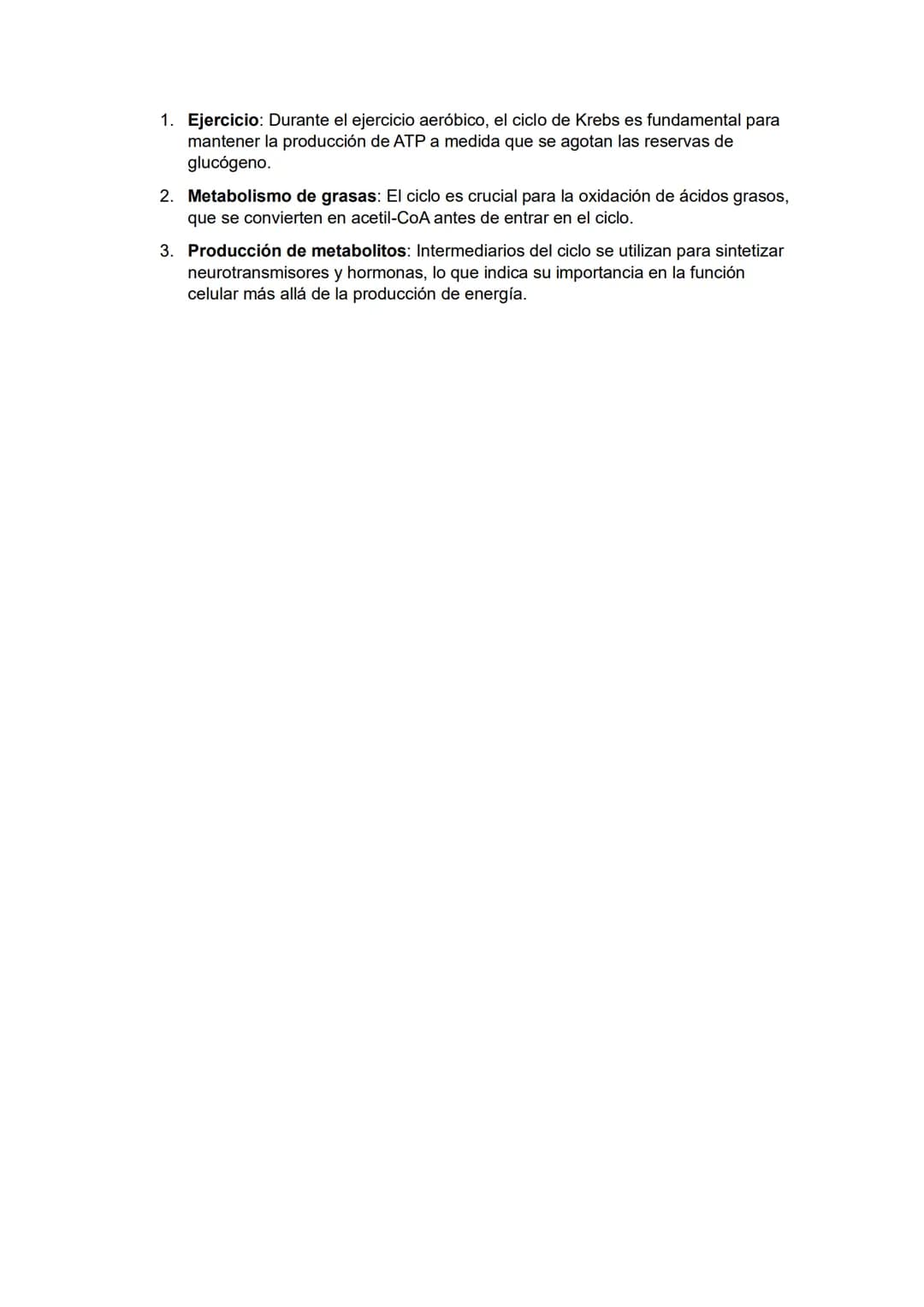 # CICLO DE KREBS
El Ciclo de Krebs, también conocido como el ciclo del ácido cítrico o ciclo del
ácido tricarboxílico (TCA), es una vía met