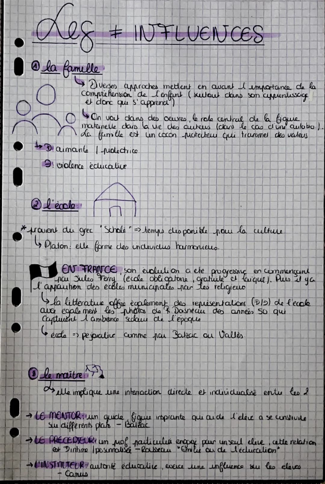 (1)
• Construire le "noi"
→ EDUCATION, TRANSMISSION, EMANCIPATICHO
Ol'enfant, un etre à éduquer
→l'être humain (contraurement aux animau